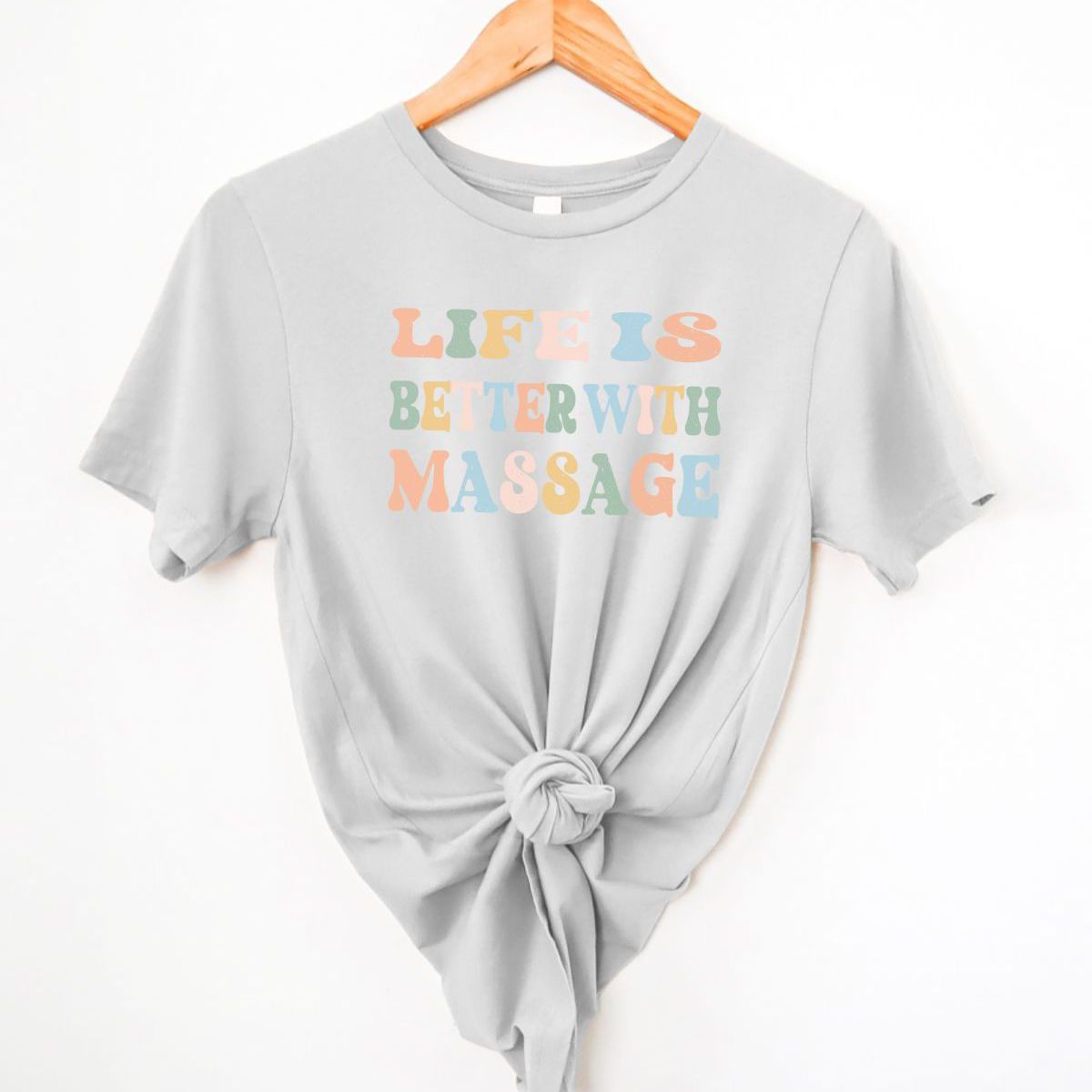 Massage Women T-Shirt Casual Comfort