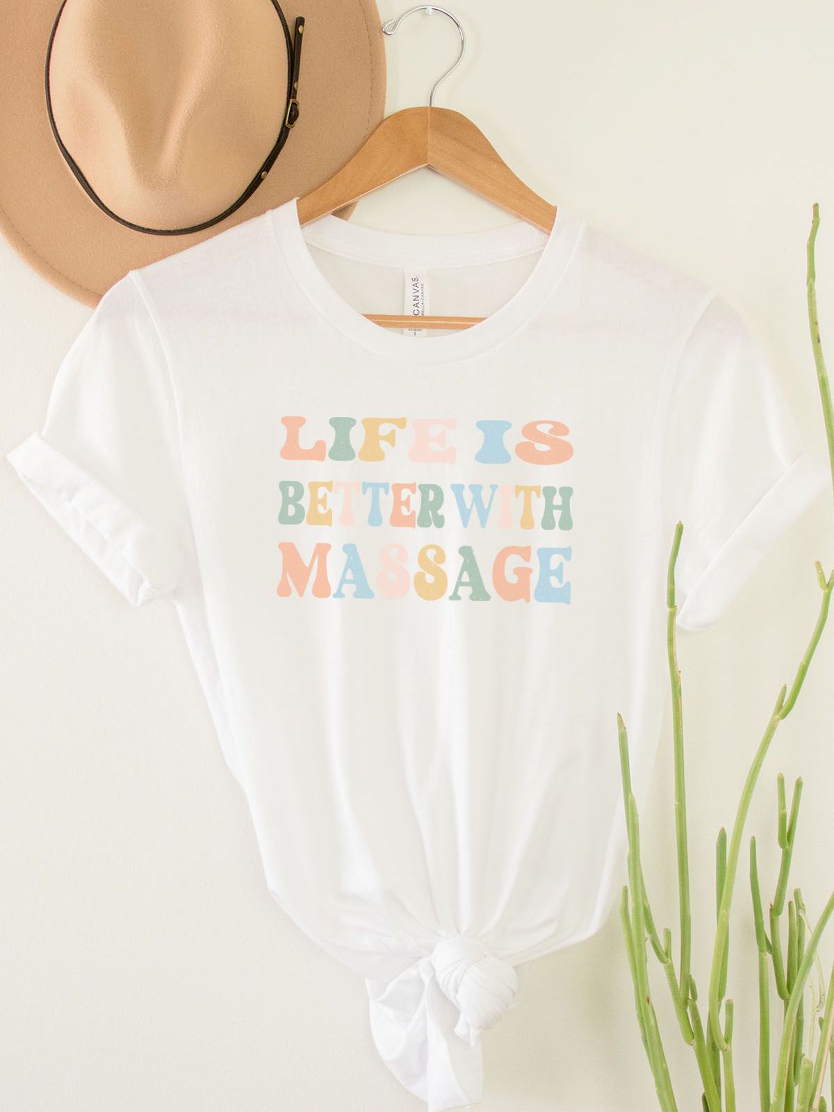 Massage Women T-Shirt Casual Comfort