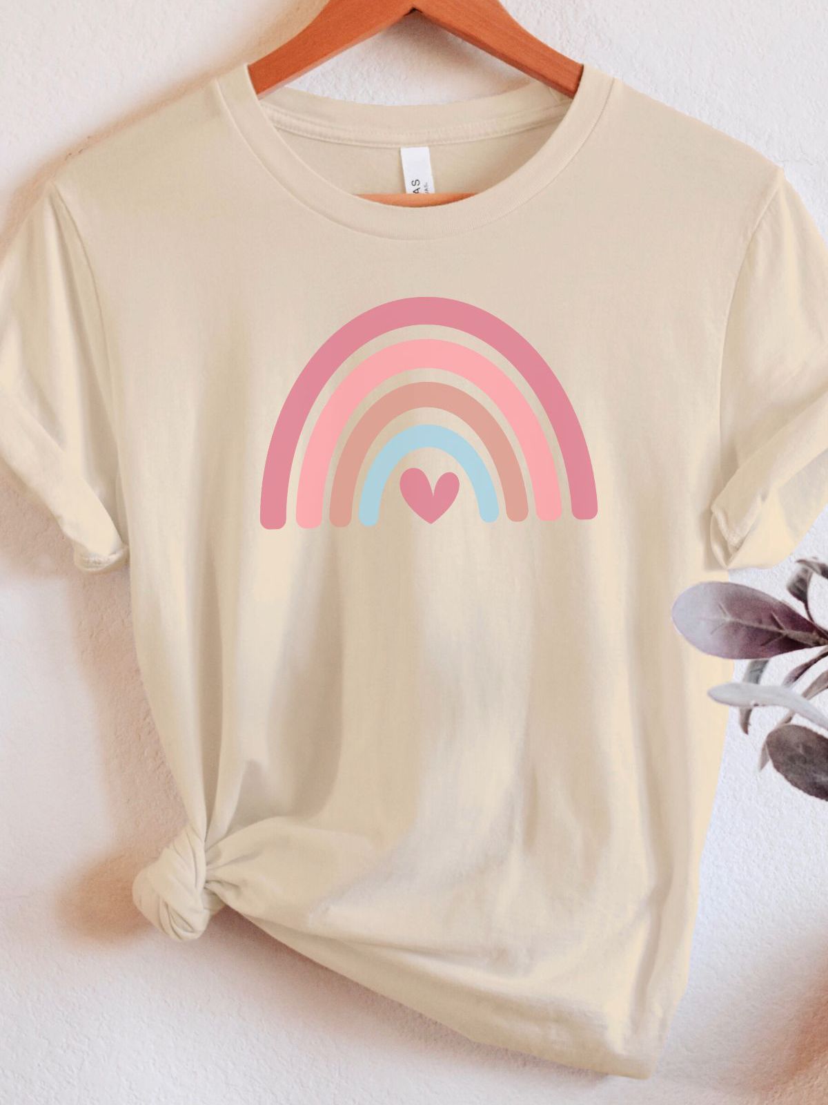 Rainbow Heart Women'S Tee Pride Month