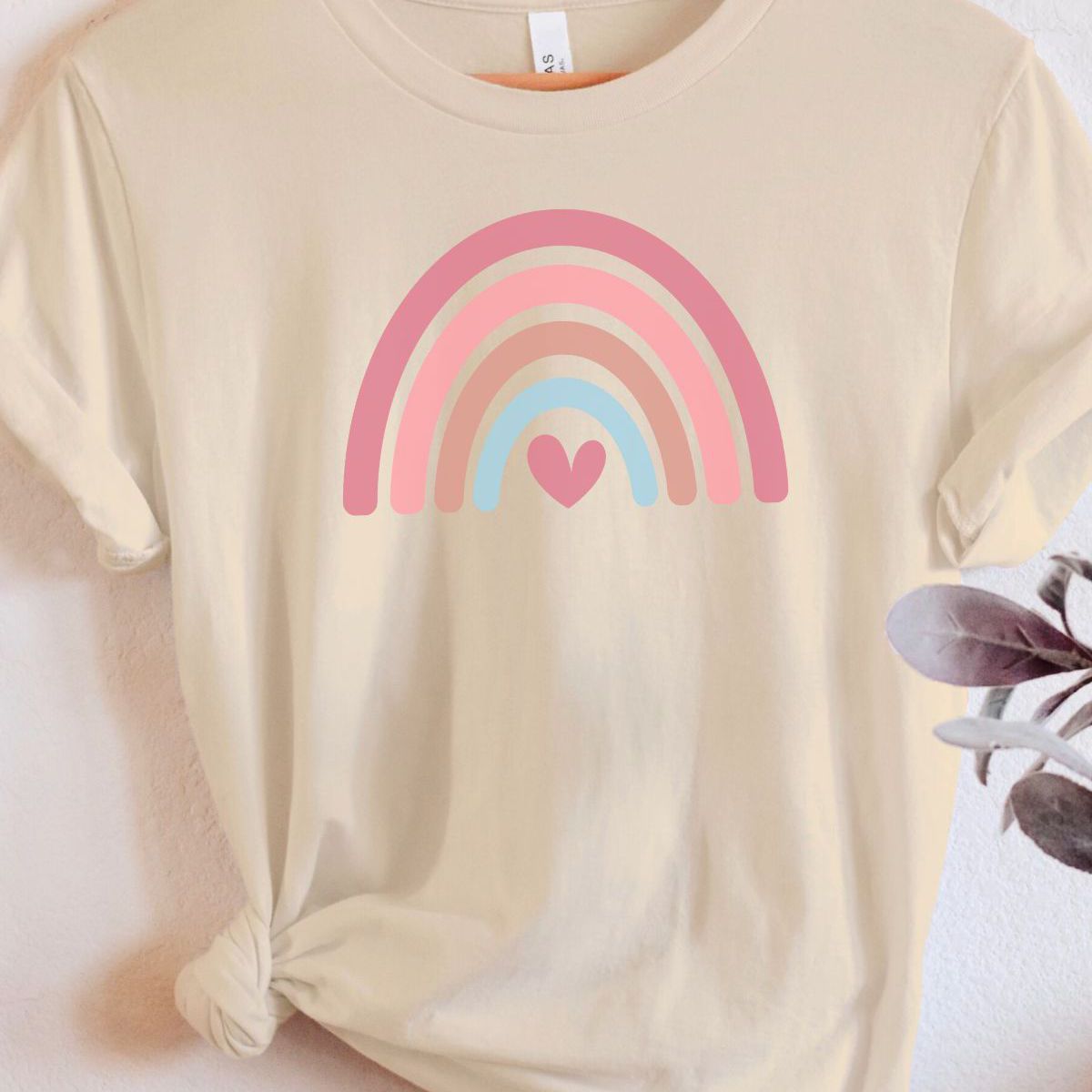 Rainbow Heart Women'S Tee Pride Month