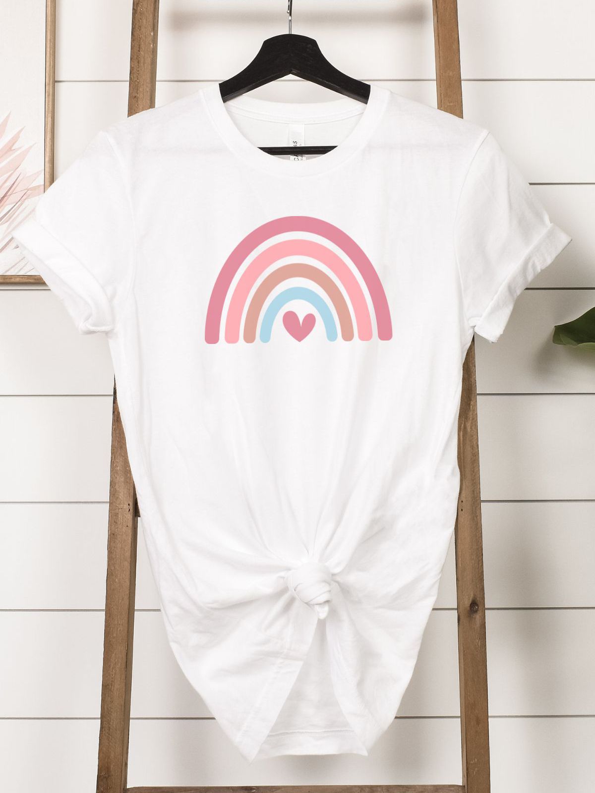 Rainbow Heart Women'S Tee Pride Month