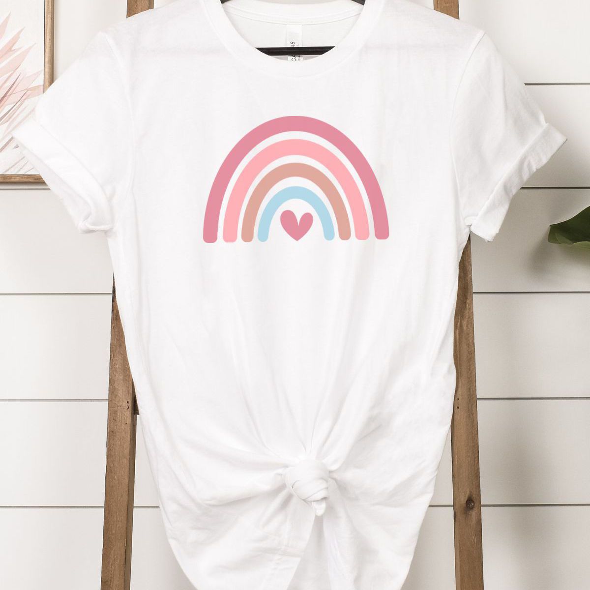 Rainbow Heart Women'S Tee Pride Month