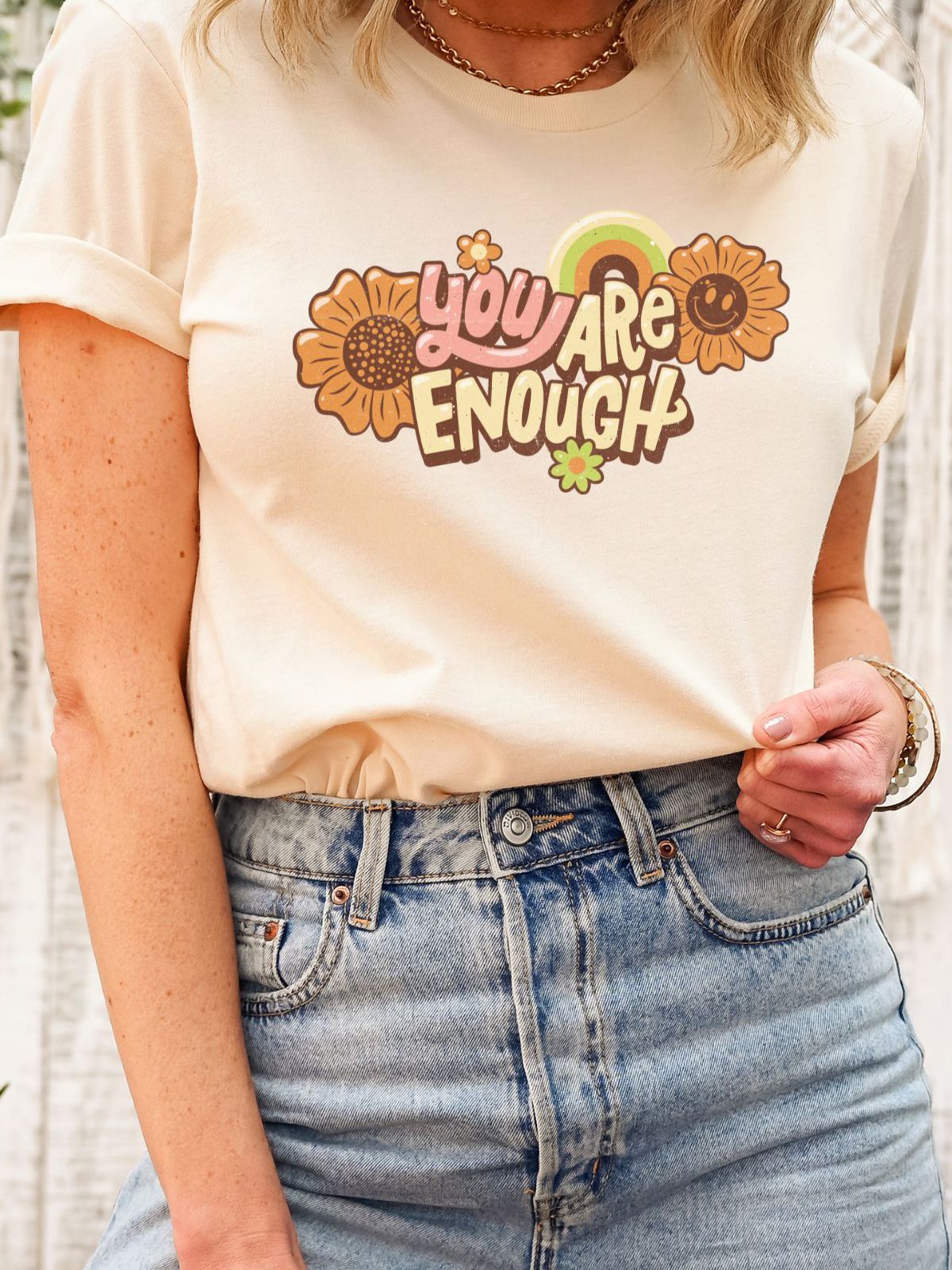 You Are Enough Womens Tee Spring