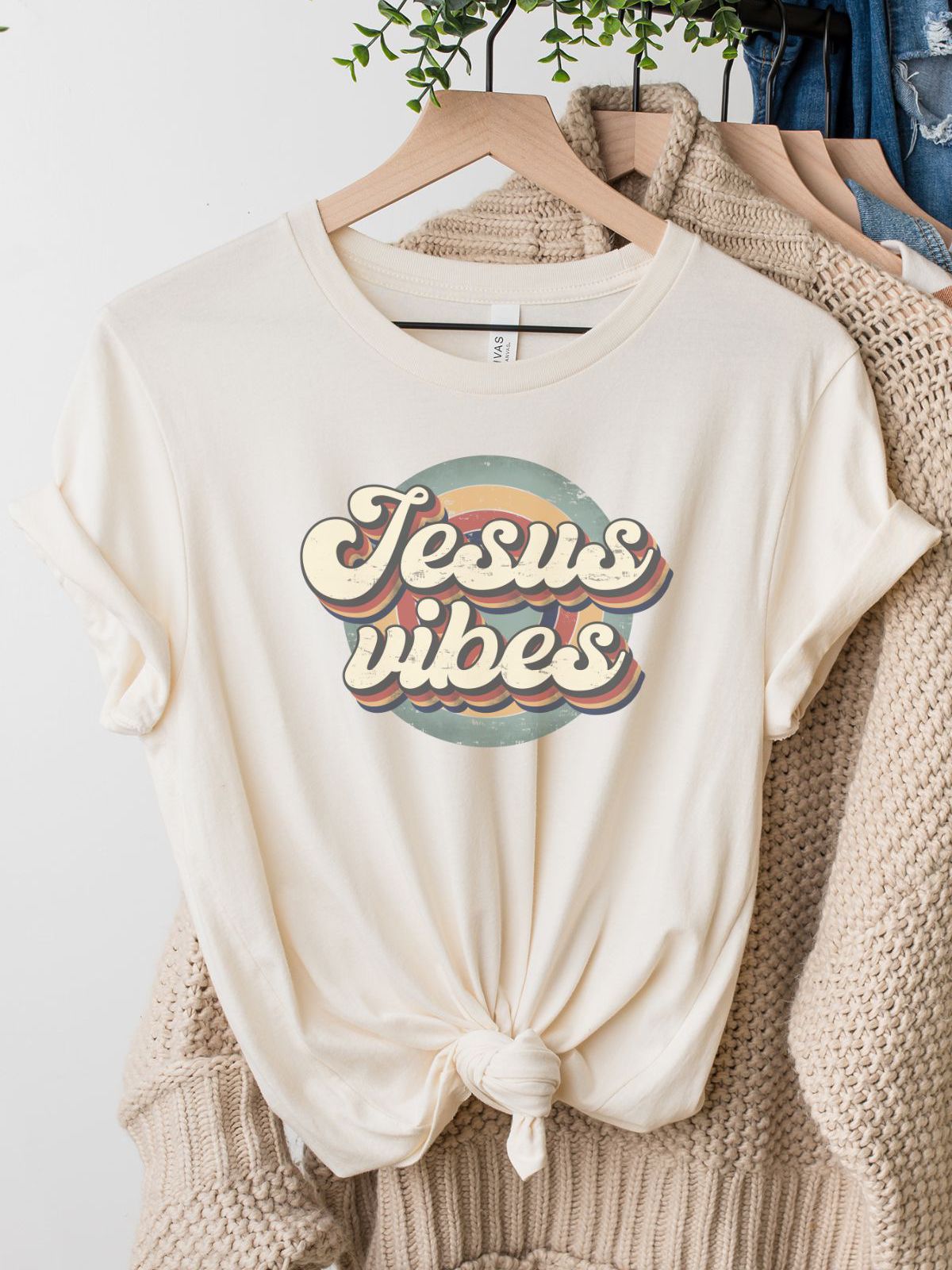 Jesus Vibes Women's T-Shirt Casual