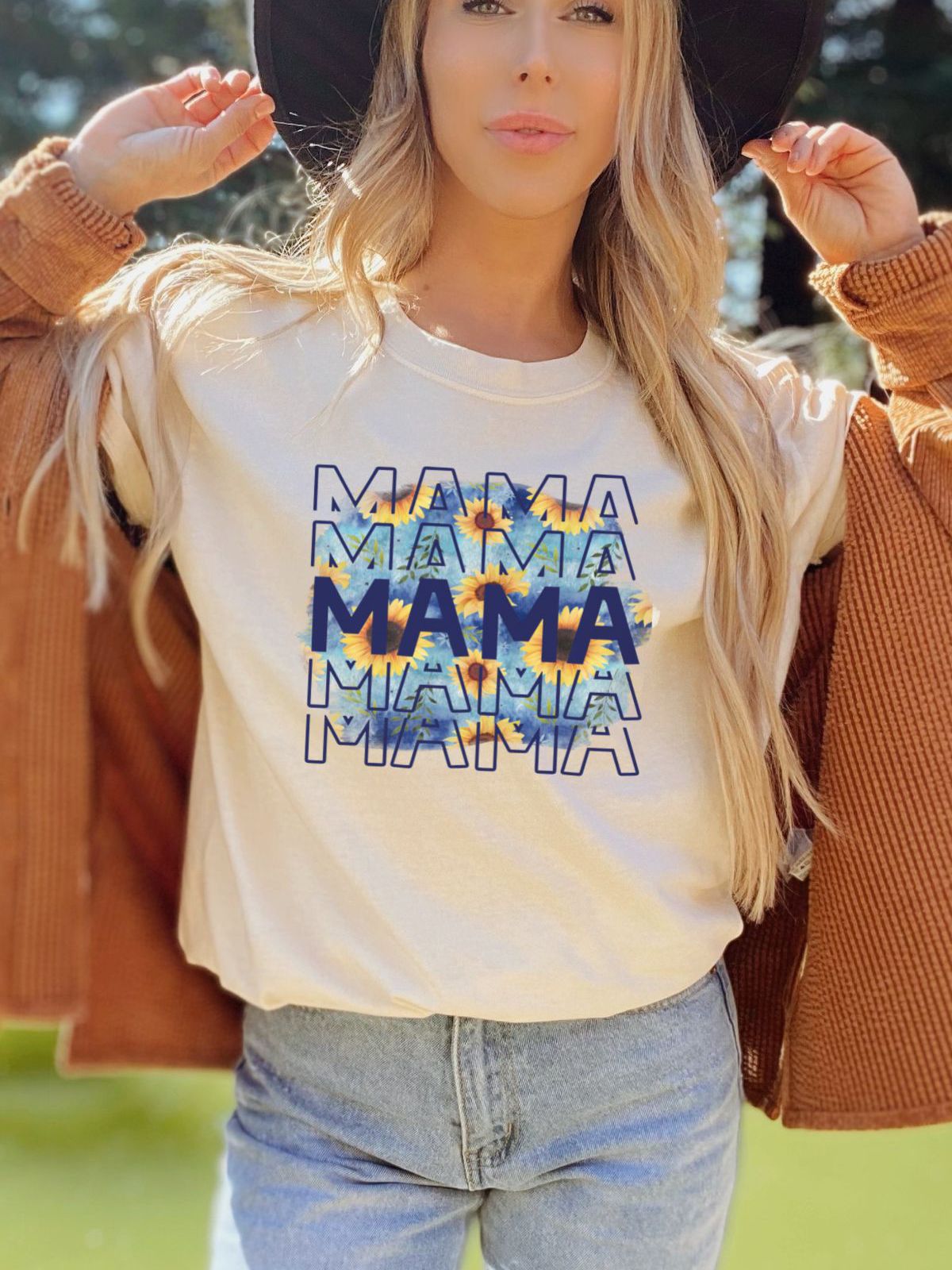 Mama Womens T-Shirt Mothers Day