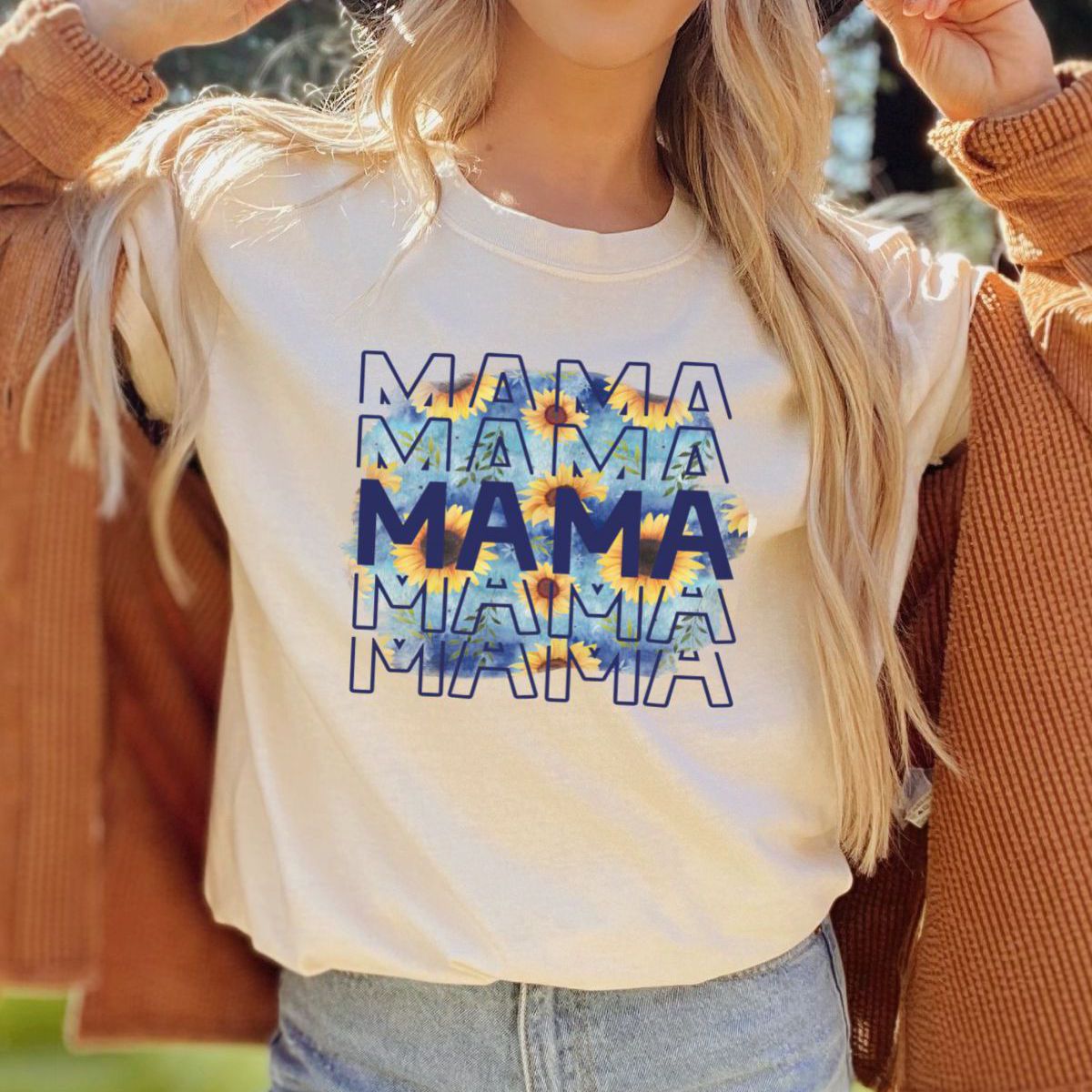 Mama Womens T-Shirt Mothers Day