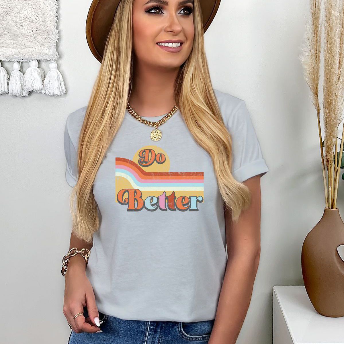 Do Better Women's T-Shirt Casual