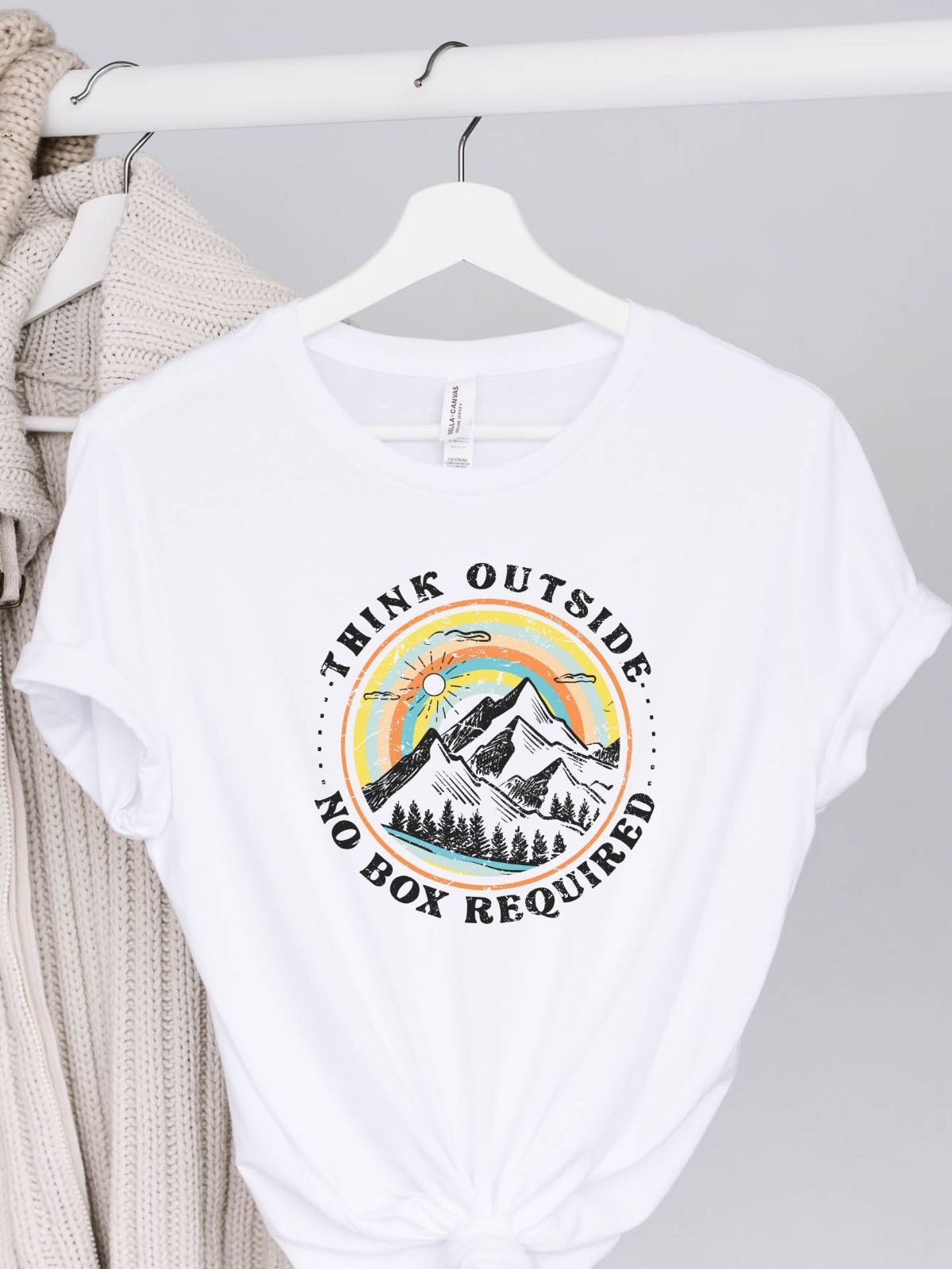 Think Outside Women T-Shirt Outdoor Adventure