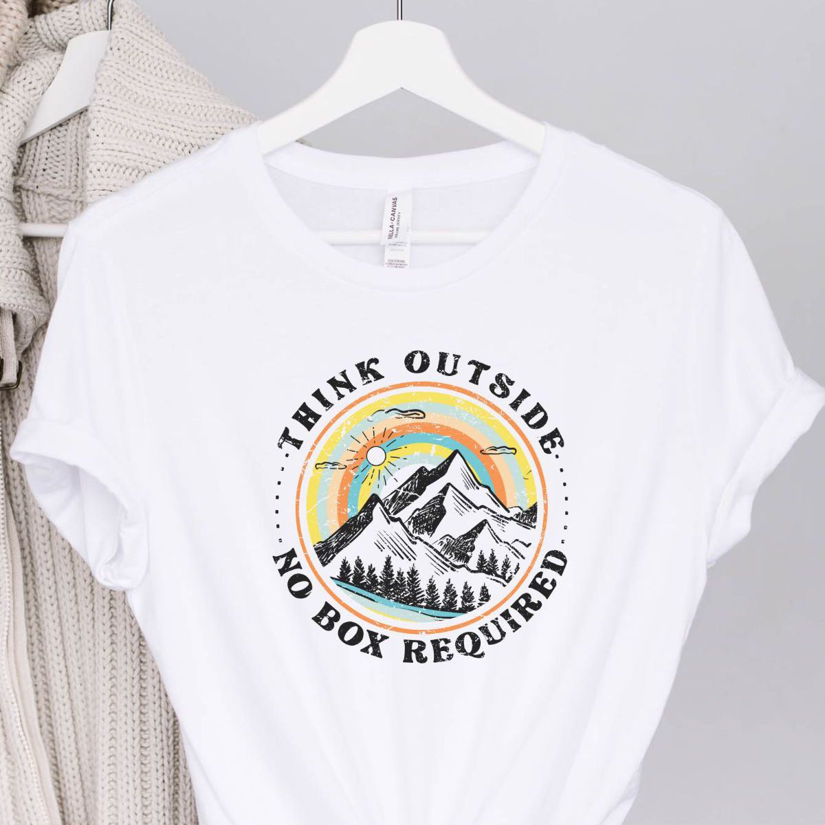 Think Outside Women T-Shirt Outdoor Adventure