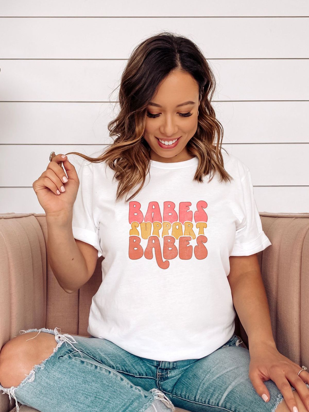 Babes Support Babes Women'S T-Shirt