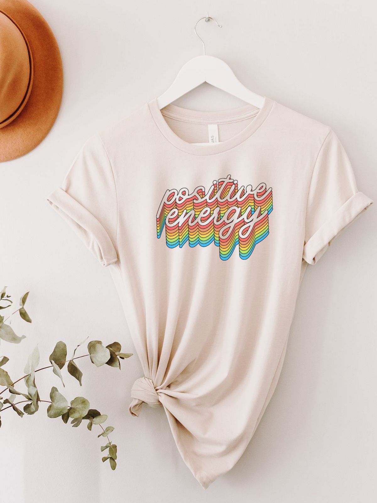 Positive Energy Womens T-Shirt Pride Month