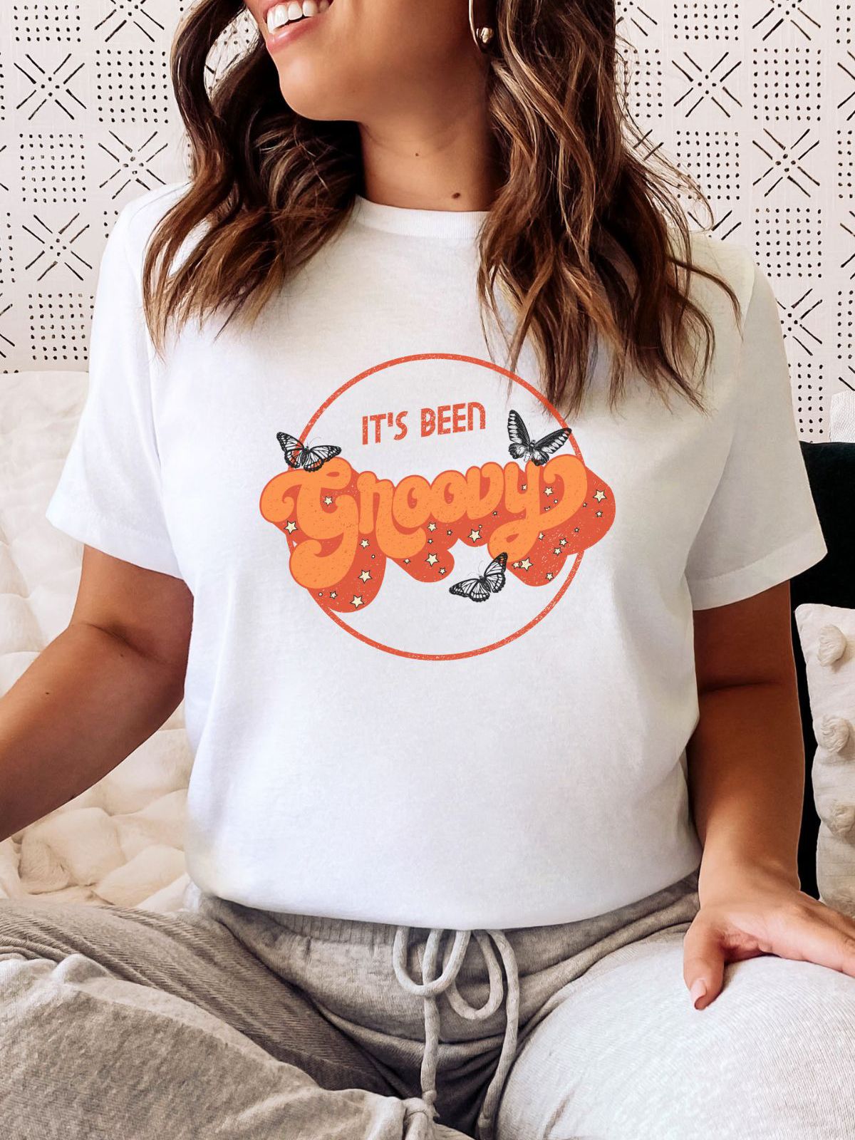 Groovy Womens T-Shirt Casual