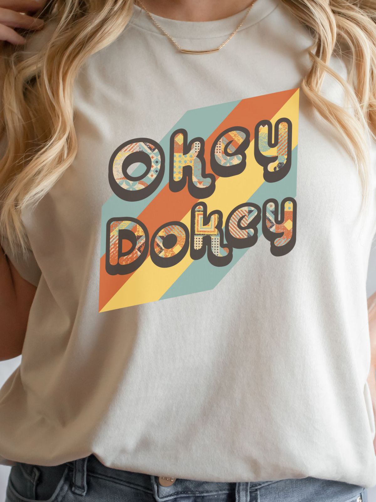 Okie Dokey Womens T-Shirt Casual