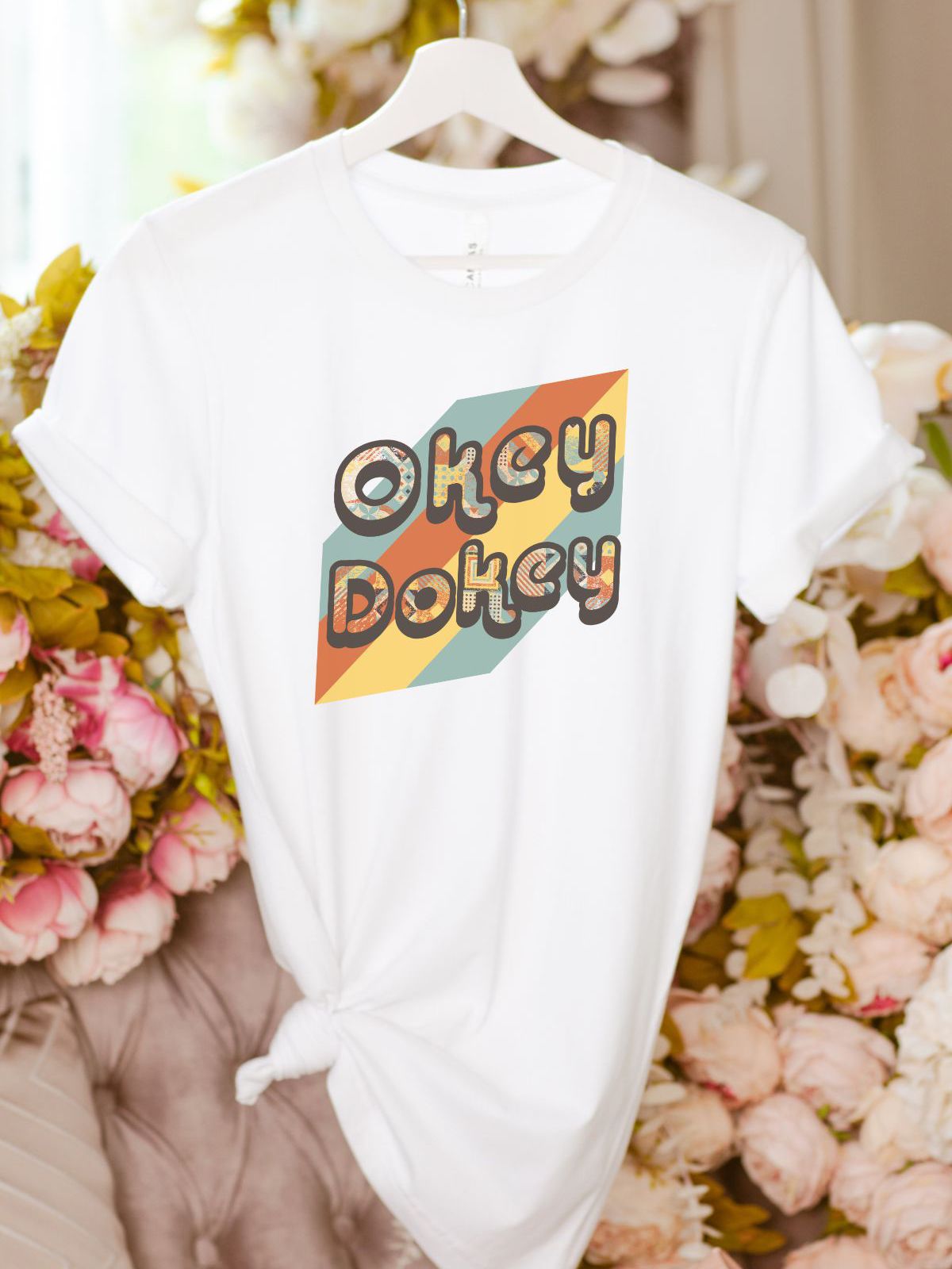 Okie Dokey Womens T-Shirt Casual