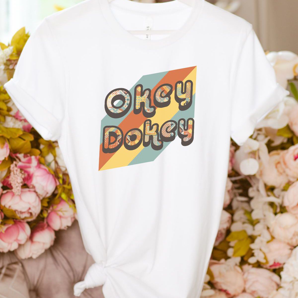 Okie Dokey Womens T-Shirt Casual