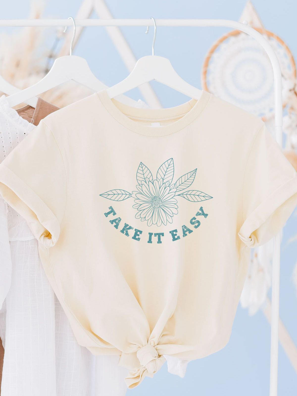 Take It Easy Womens T-Shirt Casual