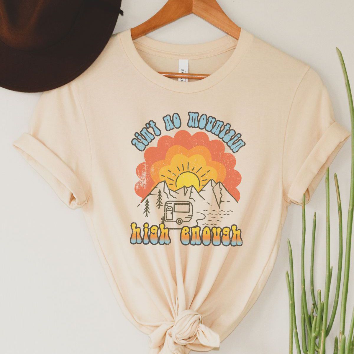 Ain't No Mountain Women's T-Shirt Camping