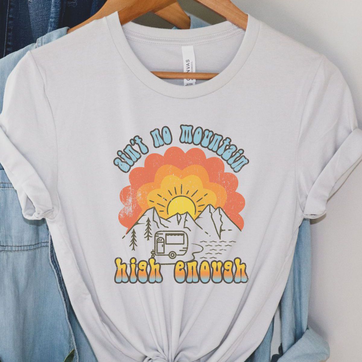 Ain't No Mountain Women's T-Shirt Camping