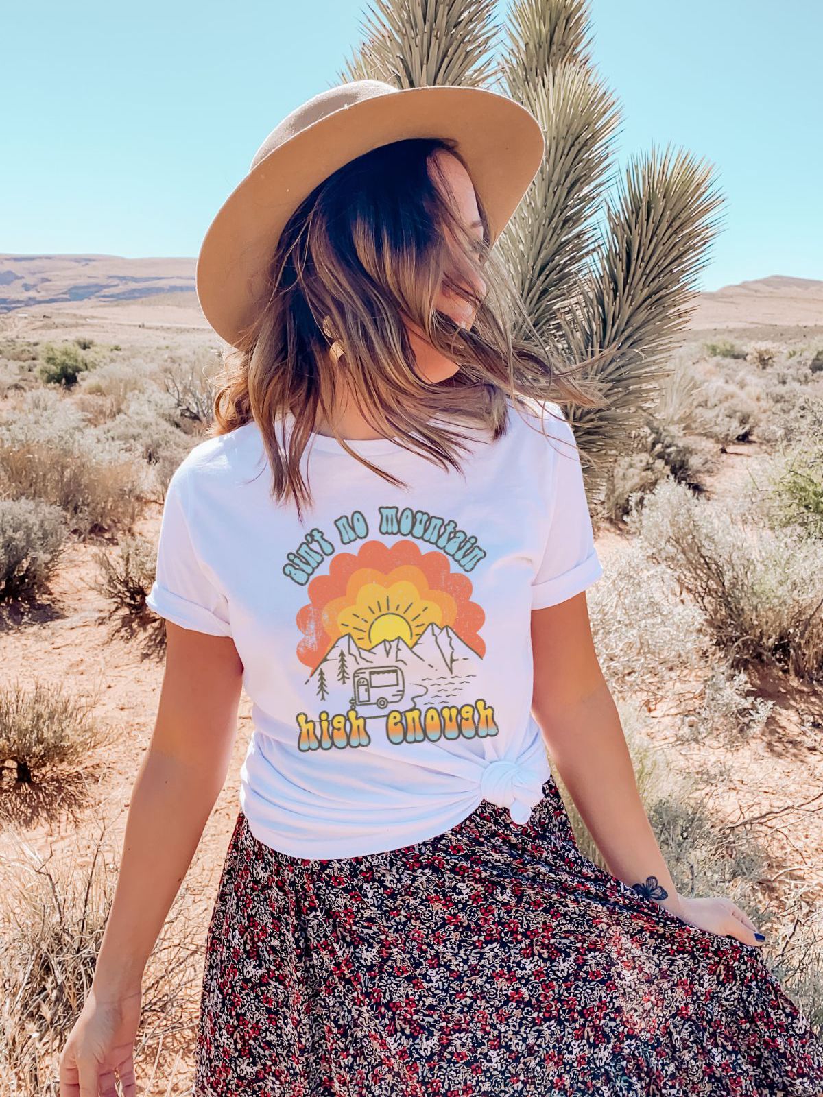 Ain't No Mountain Women's T-Shirt Camping
