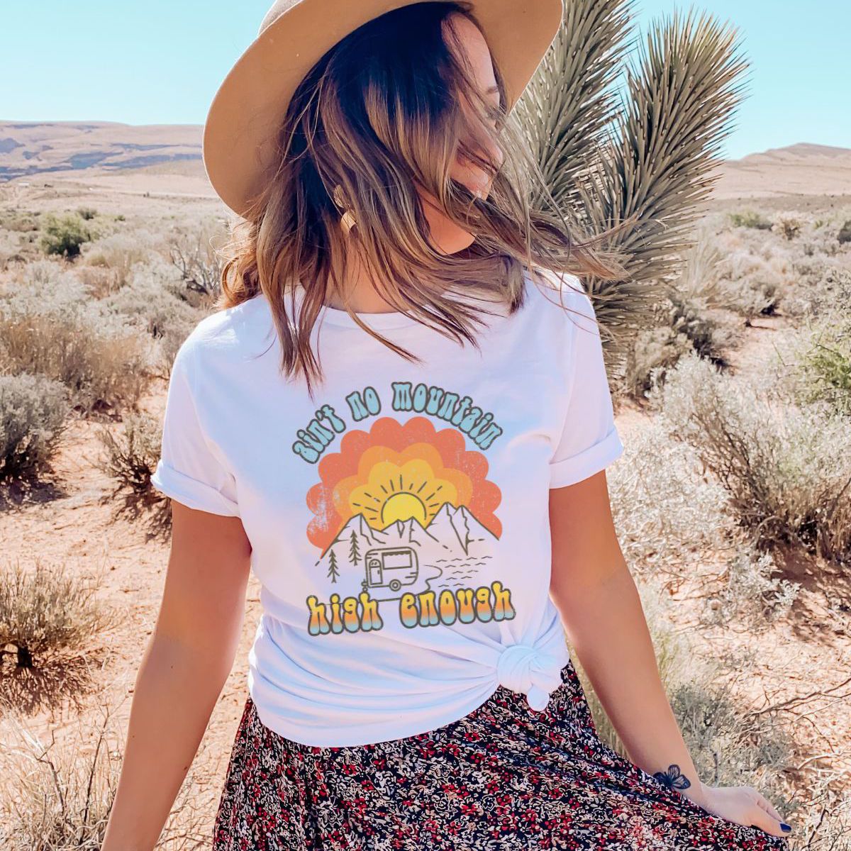Ain't No Mountain Women's T-Shirt Camping