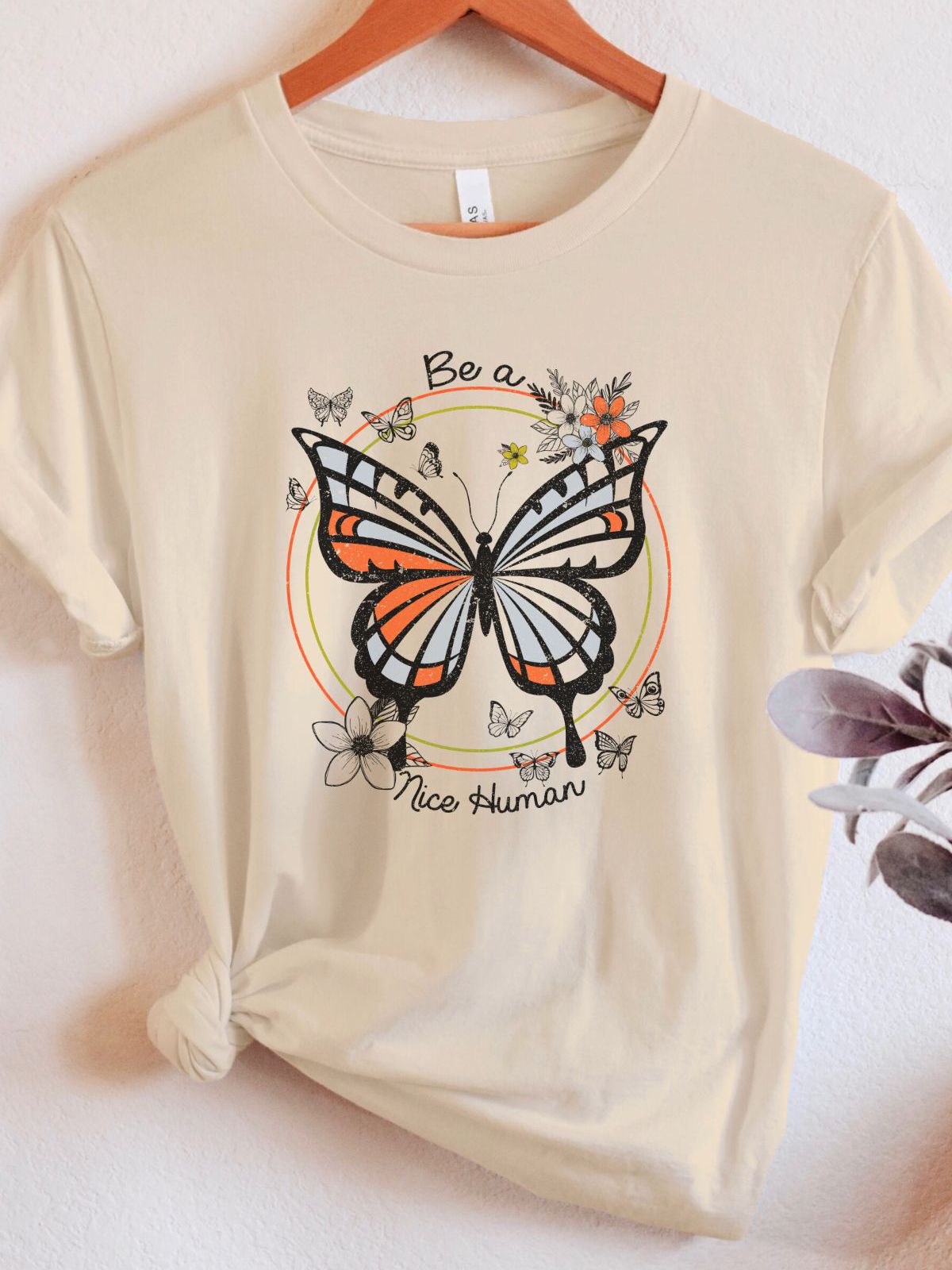Be a Nice Human Women's Tee Casual