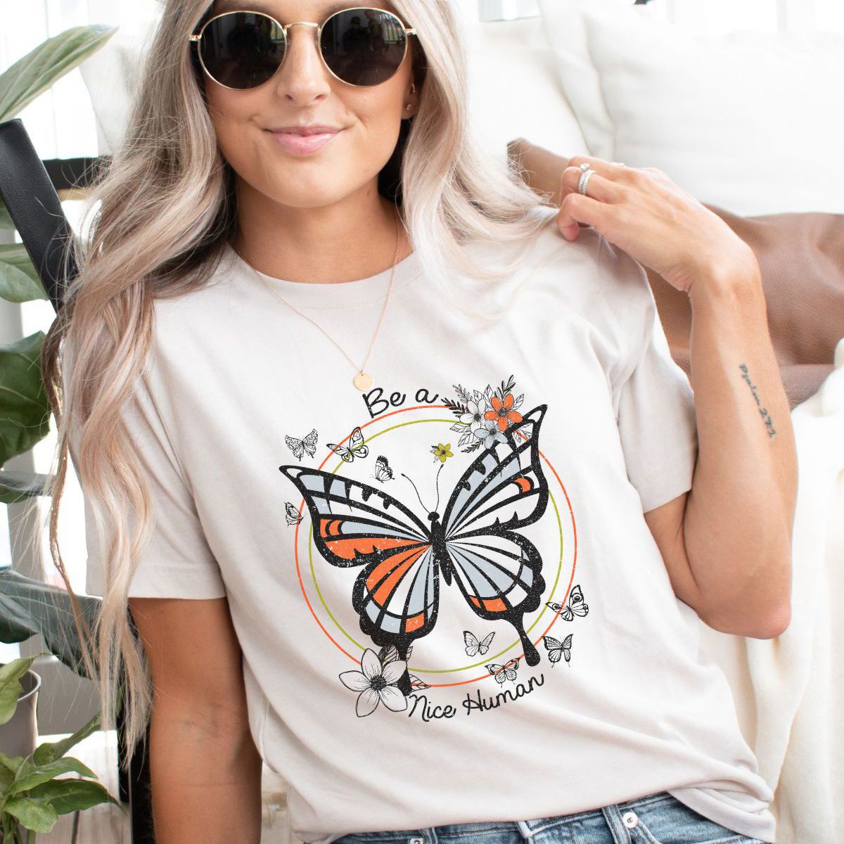 Be a Nice Human Women's Tee Casual
