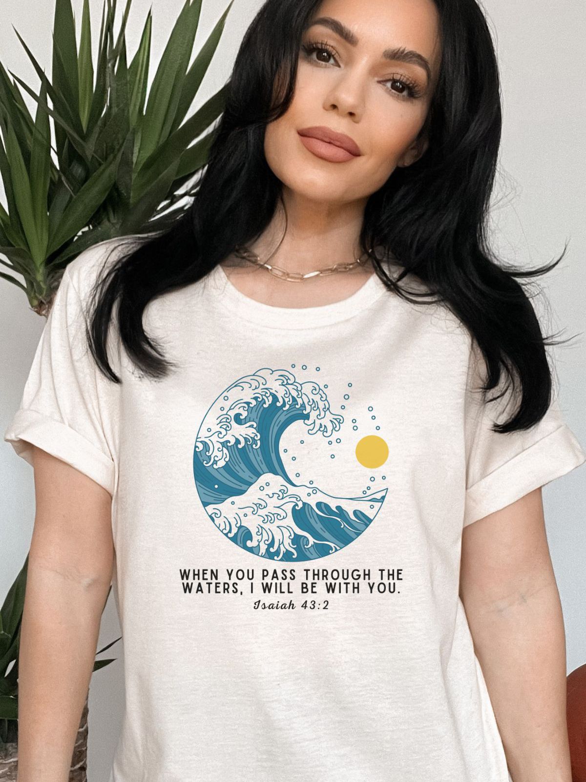 Scripture Men's T-Shirt Ocean Verse