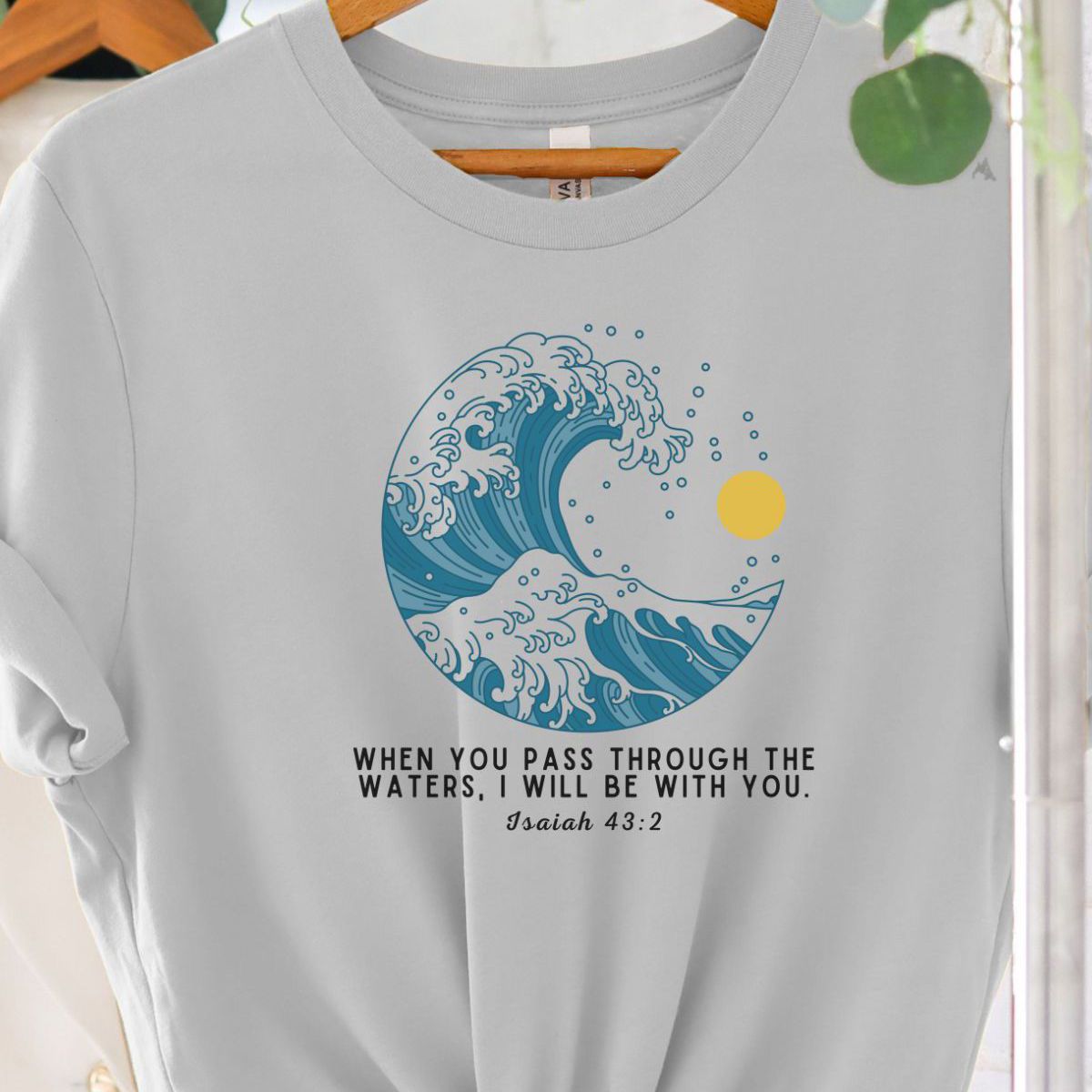 Scripture Men's T-Shirt Ocean Verse