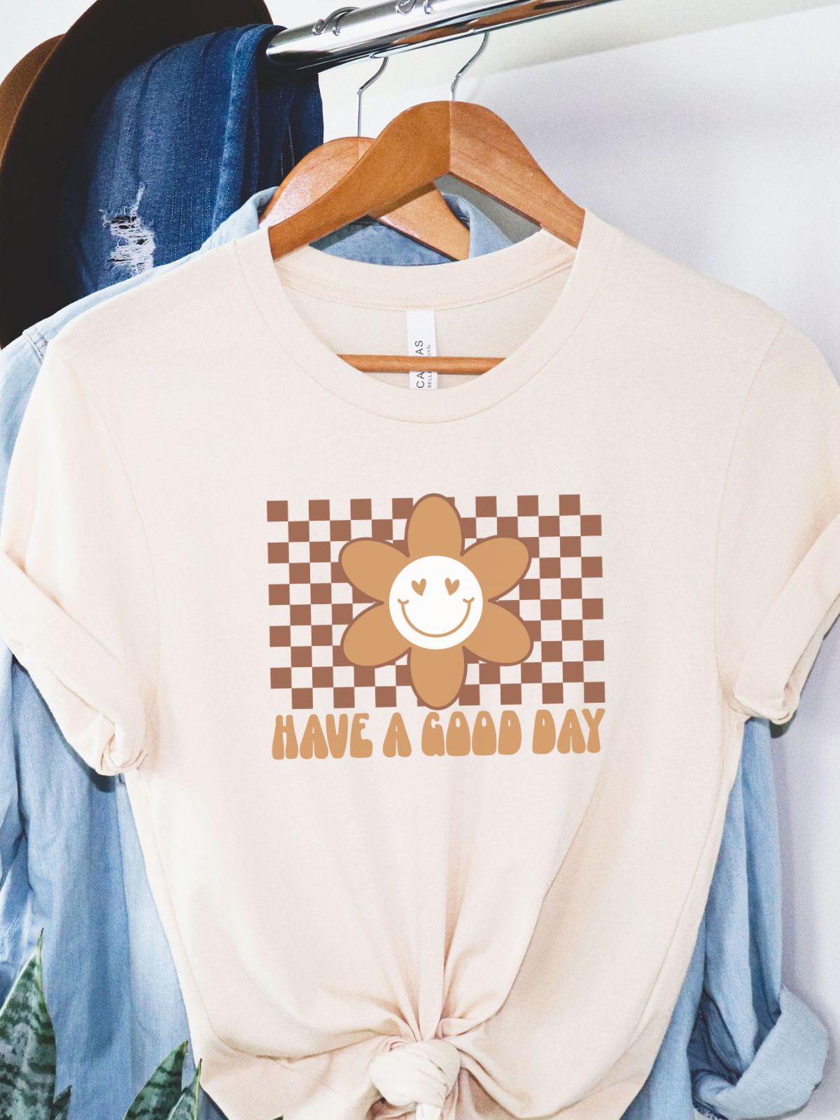 Happy Flower Unisex Tee Casual Wear