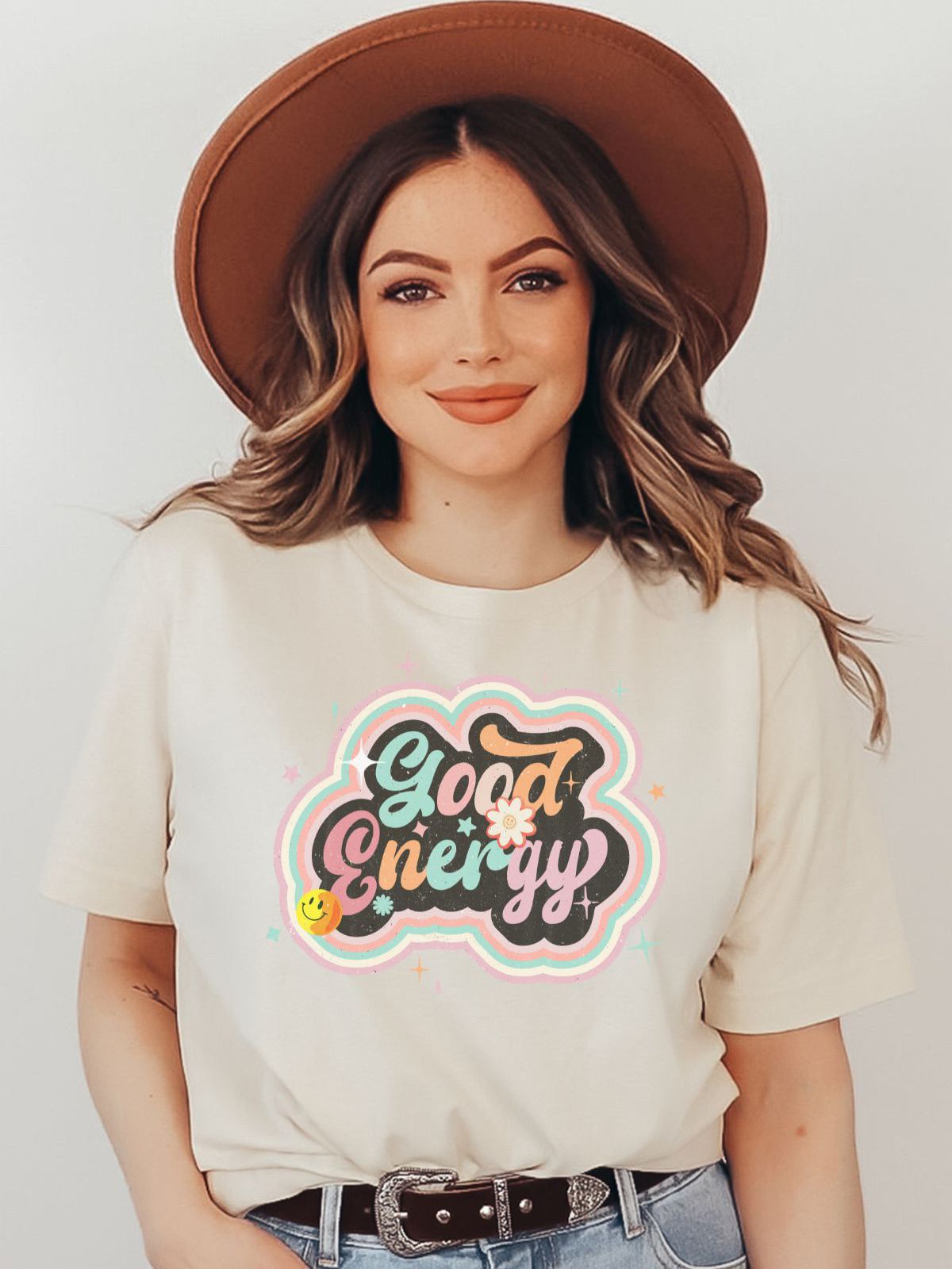 Good Energy Womens T-Shirt Spring