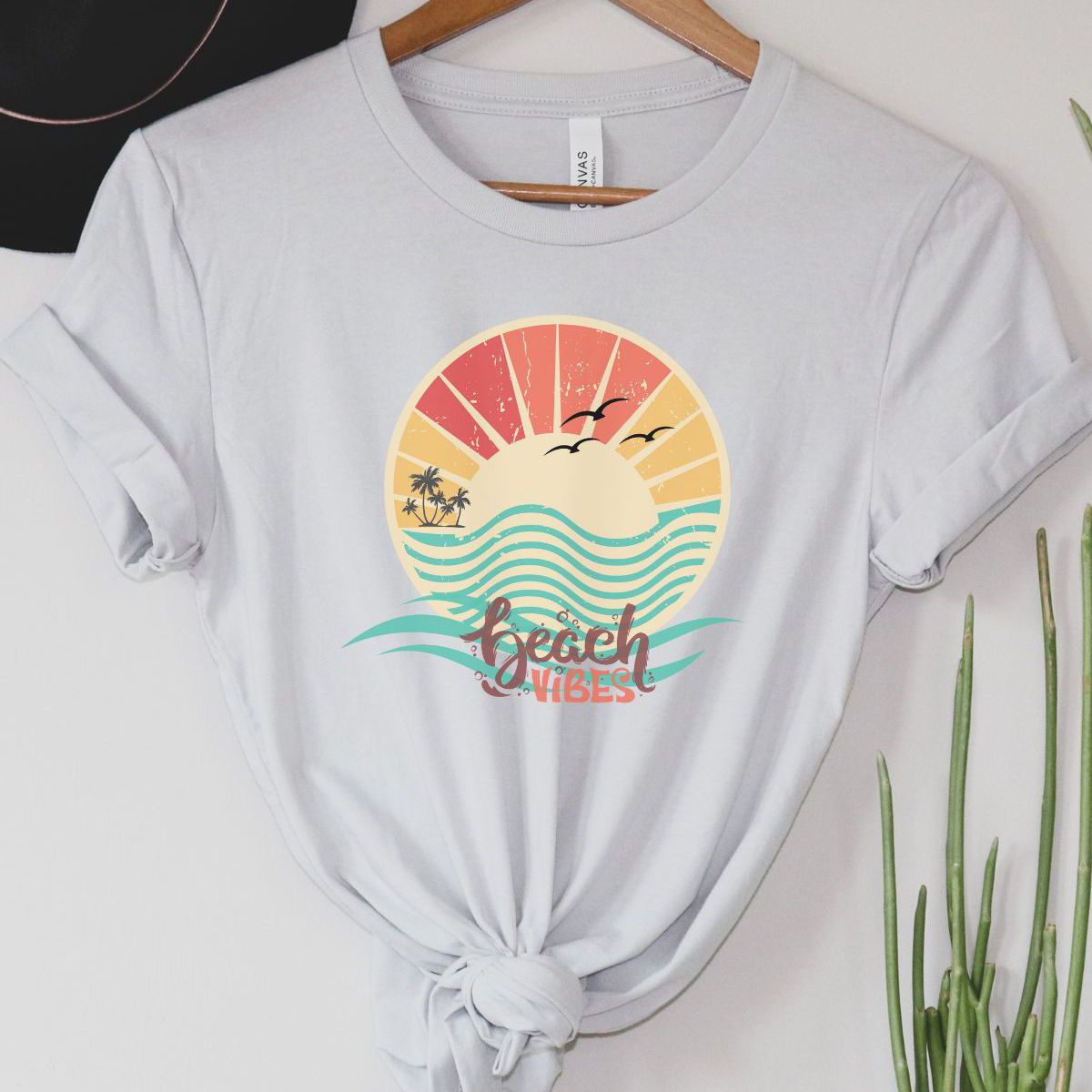 Beach Vibes Women T-Shirt Summer
