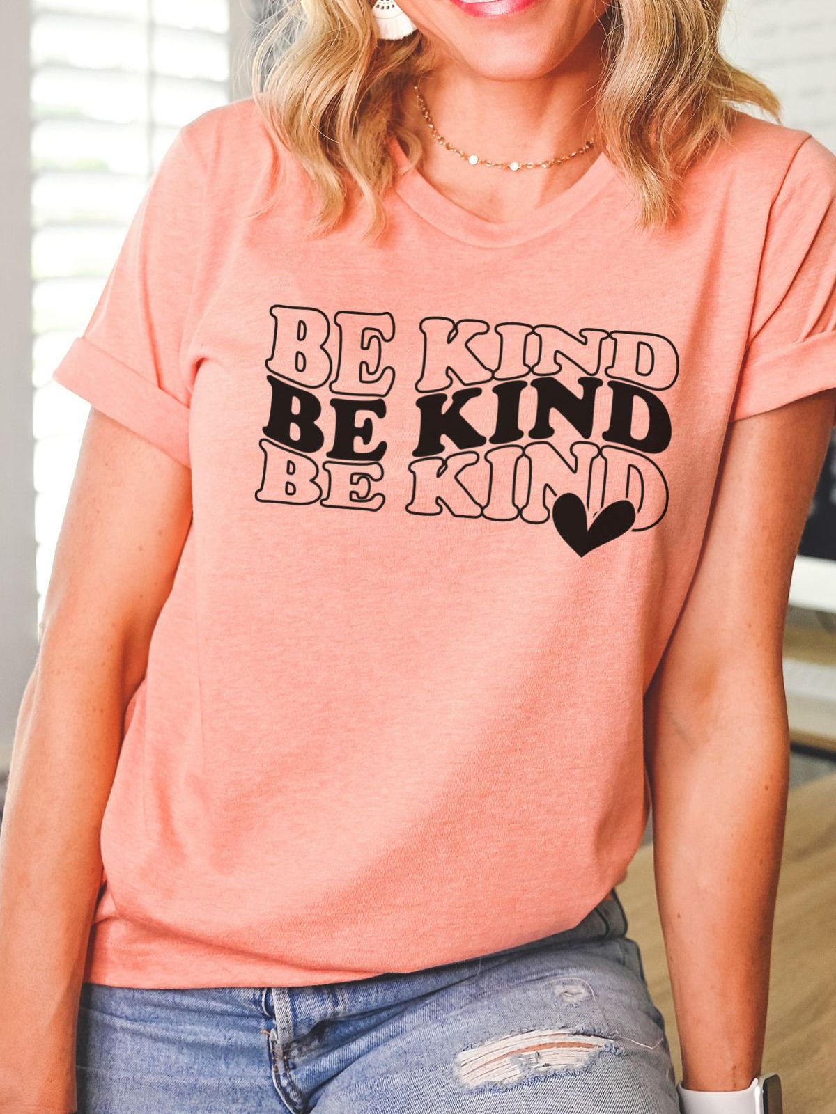 Be Kind Women's T-Shirt Casual