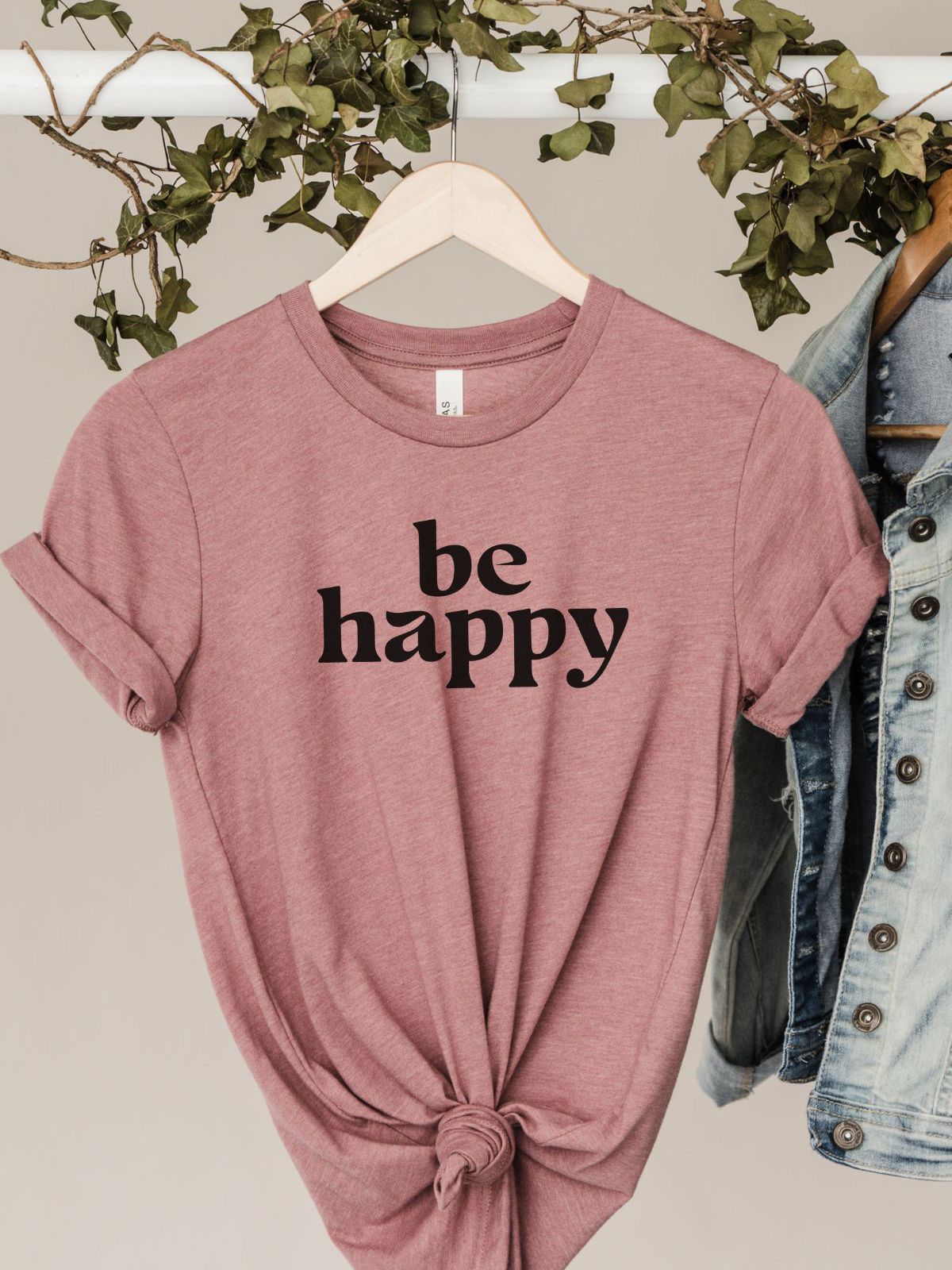 Be Happy Unisex T-Shirt Casual