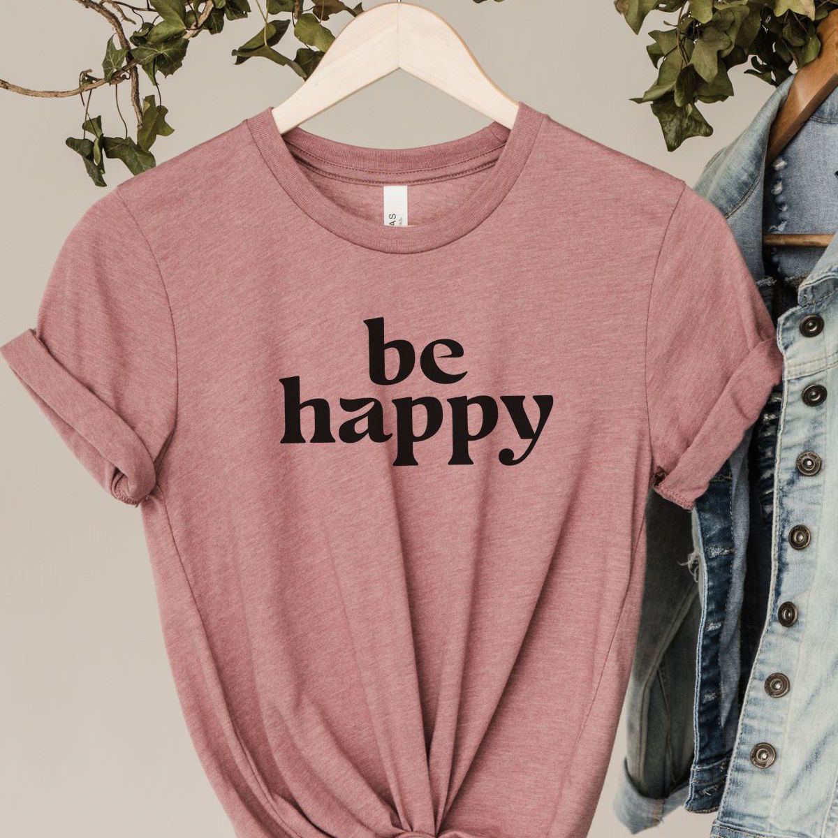 Be Happy Unisex T-Shirt Casual