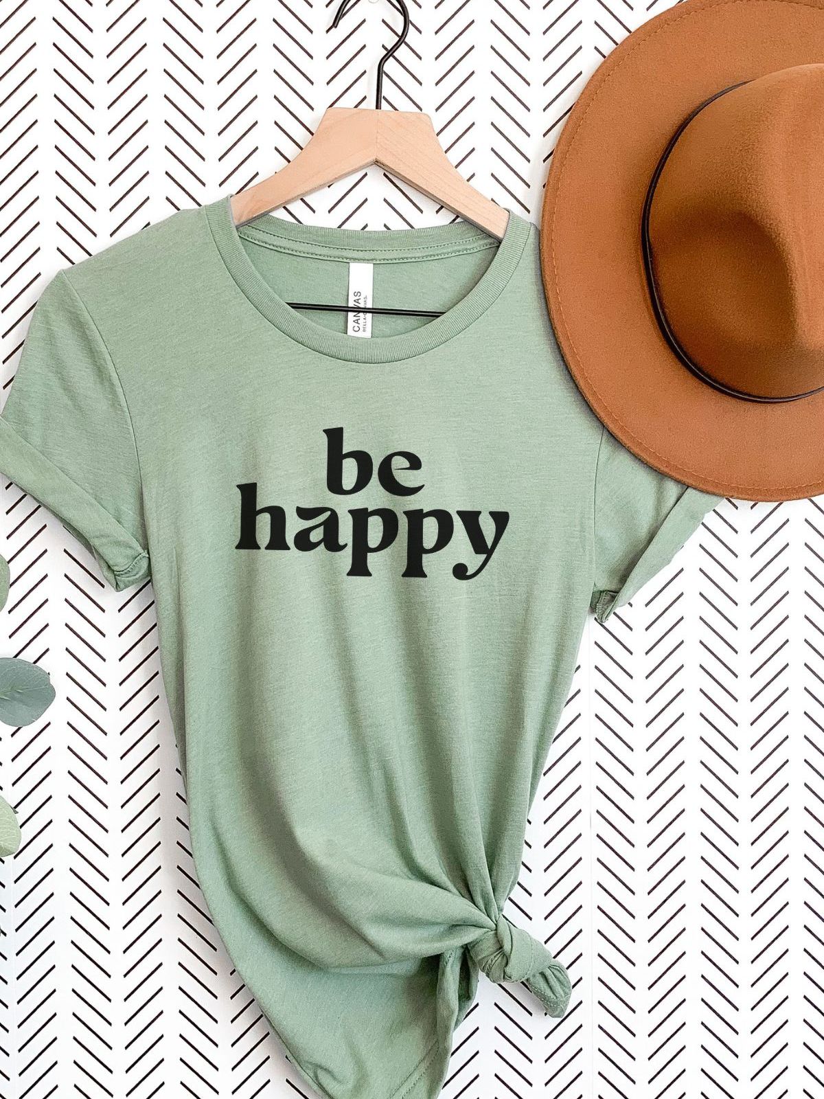 Be Happy Unisex T-Shirt Casual