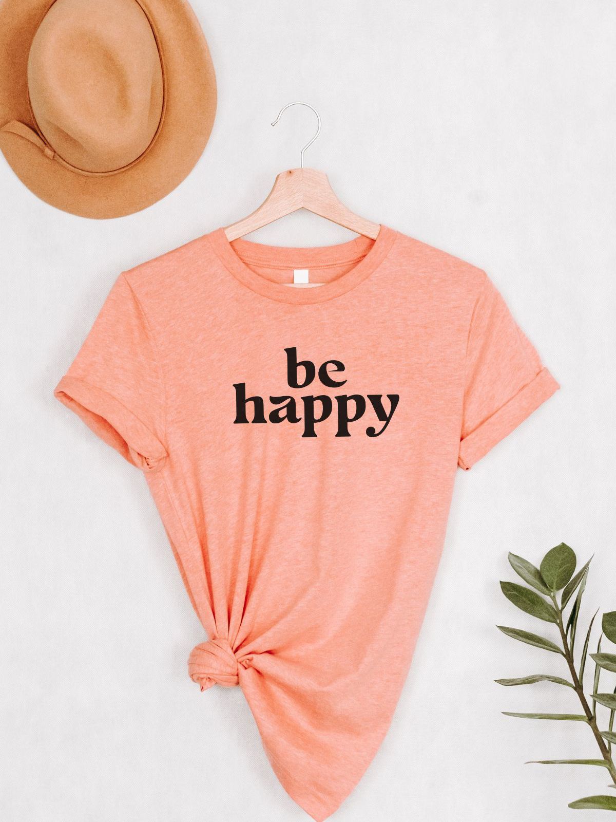 Be Happy Unisex T-Shirt Casual