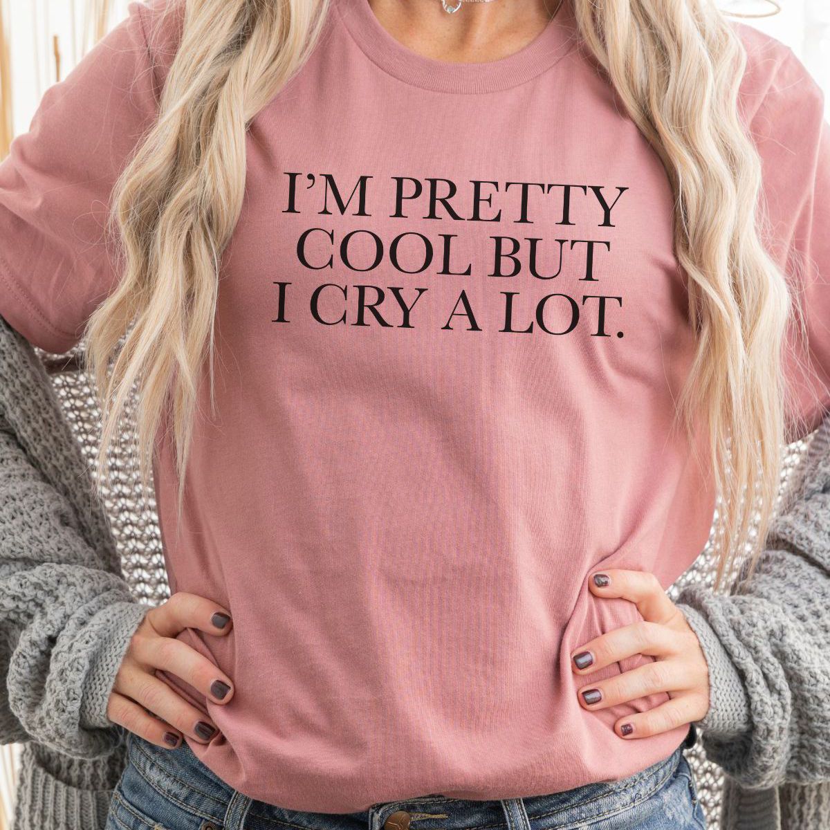 Cool Crying Women Tee Casual