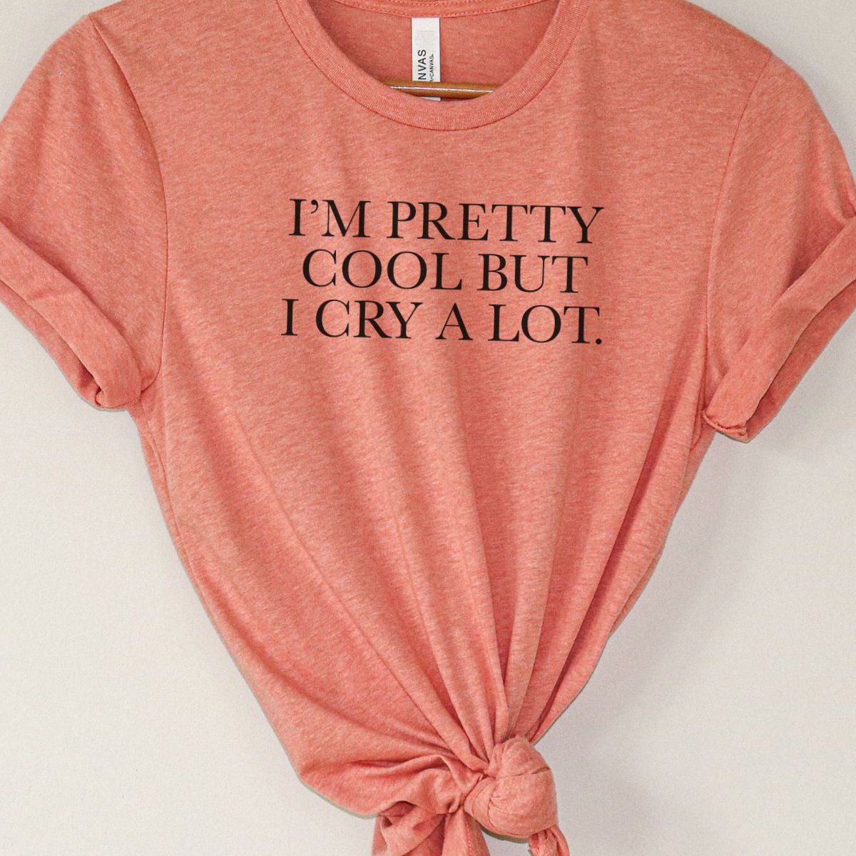 Cool Crying Women Tee Casual