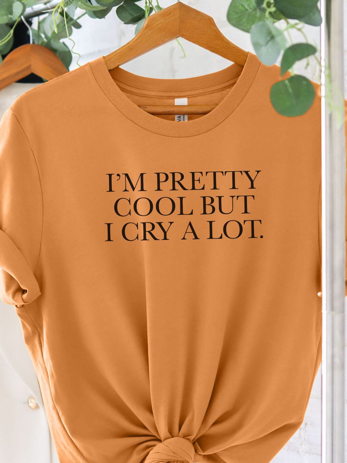 Cool Crying Women Tee Casual
