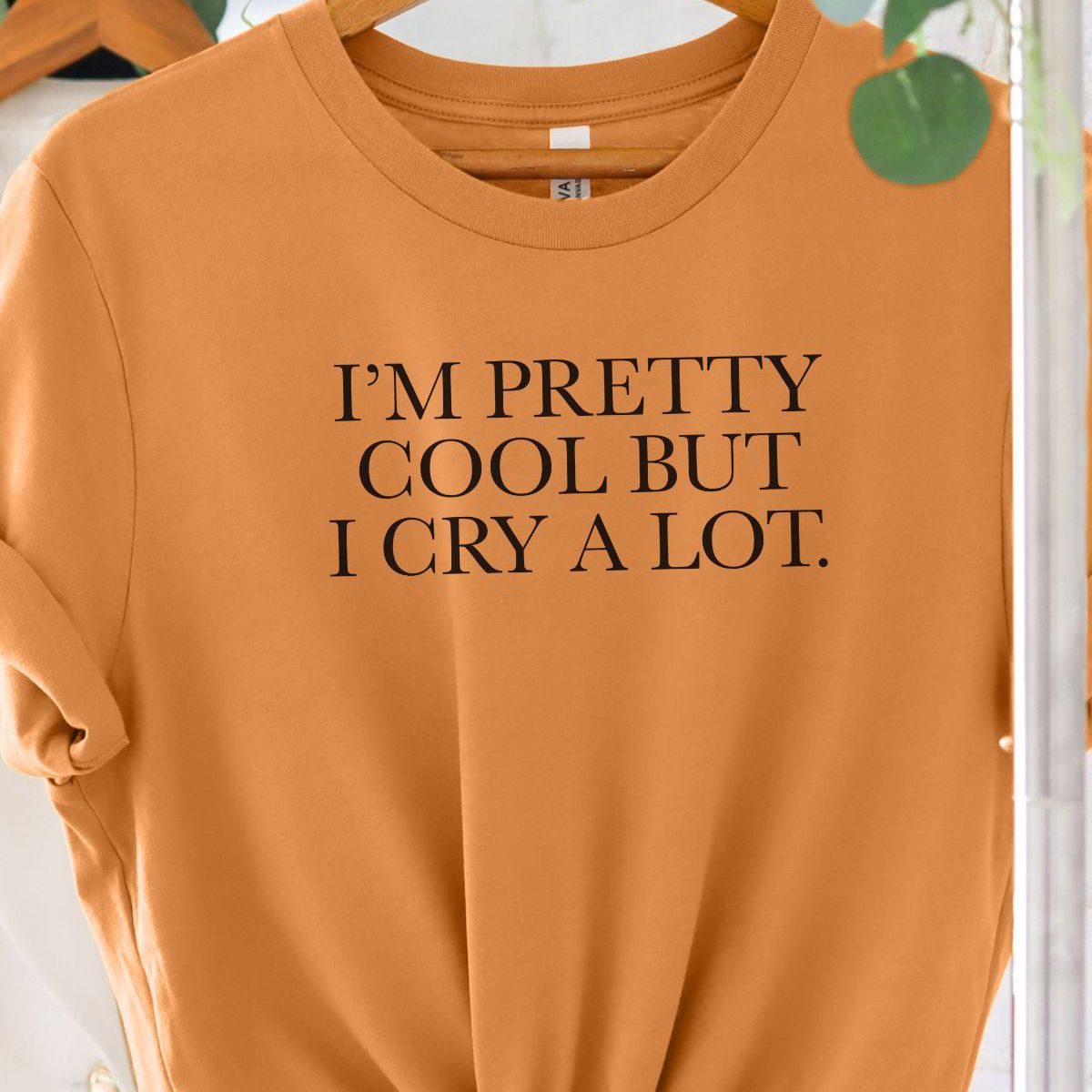 Cool Crying Women Tee Casual