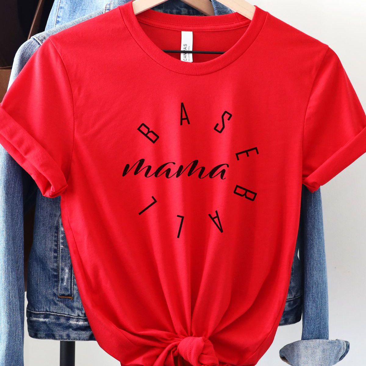 Baseball Mama Women Tee Casual