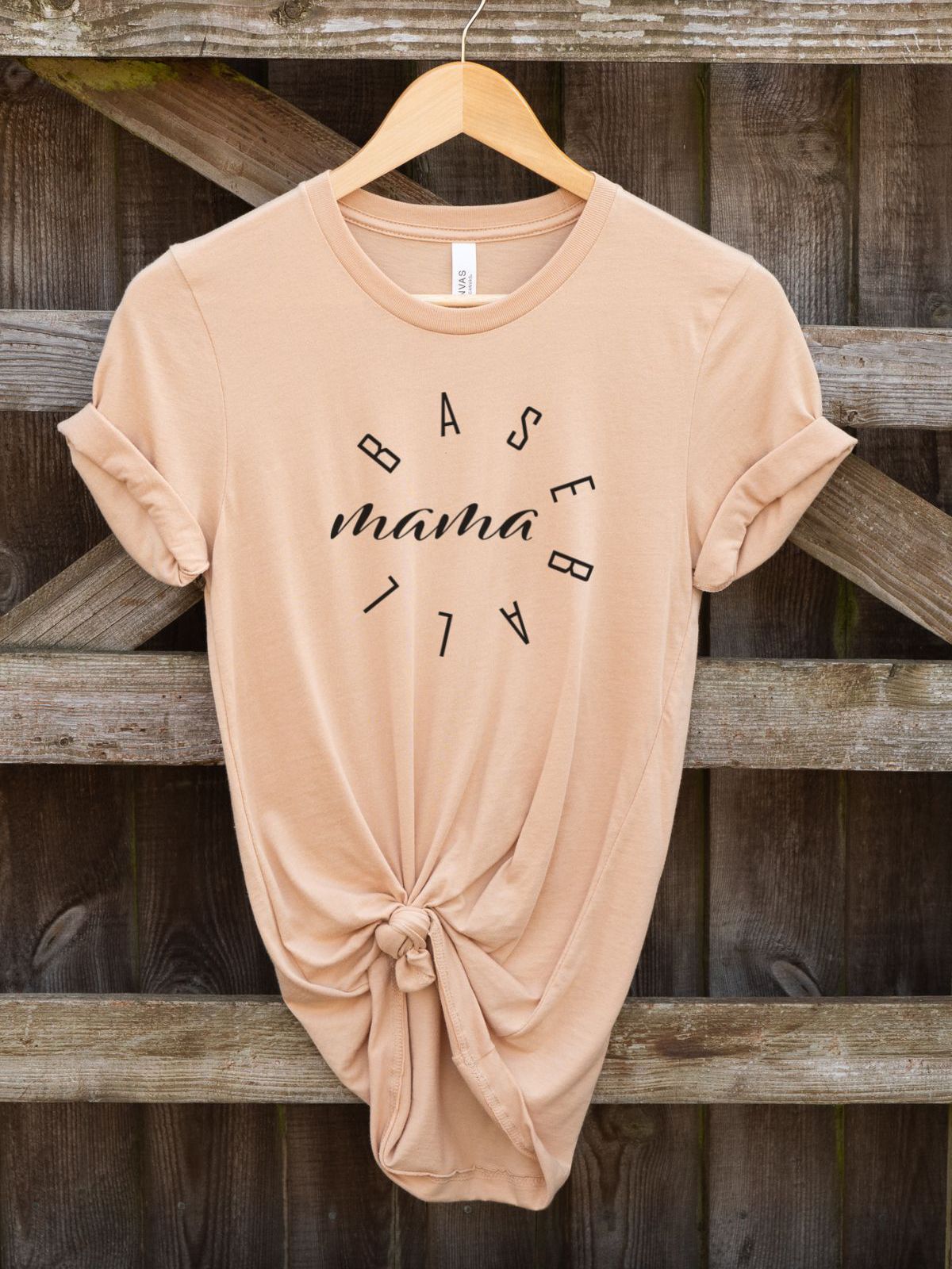 Baseball Mama Women Tee Casual