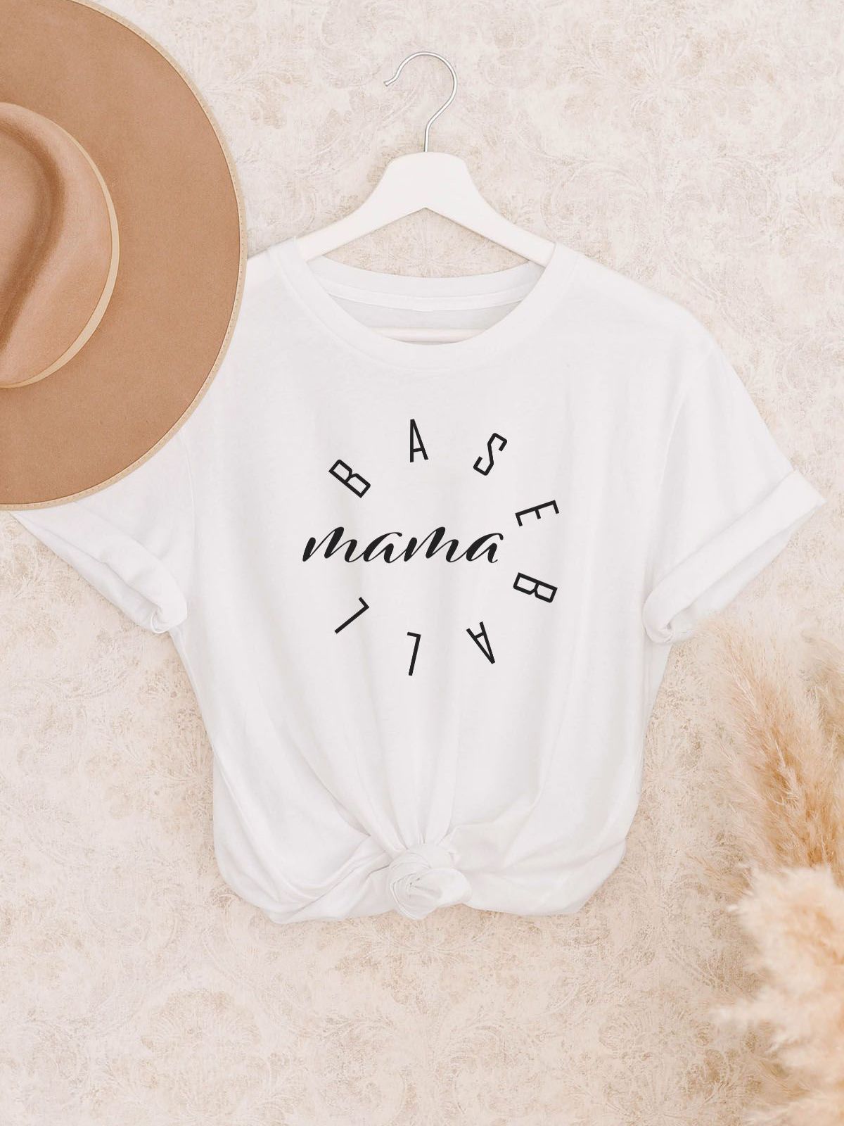 Baseball Mama Women Tee Casual