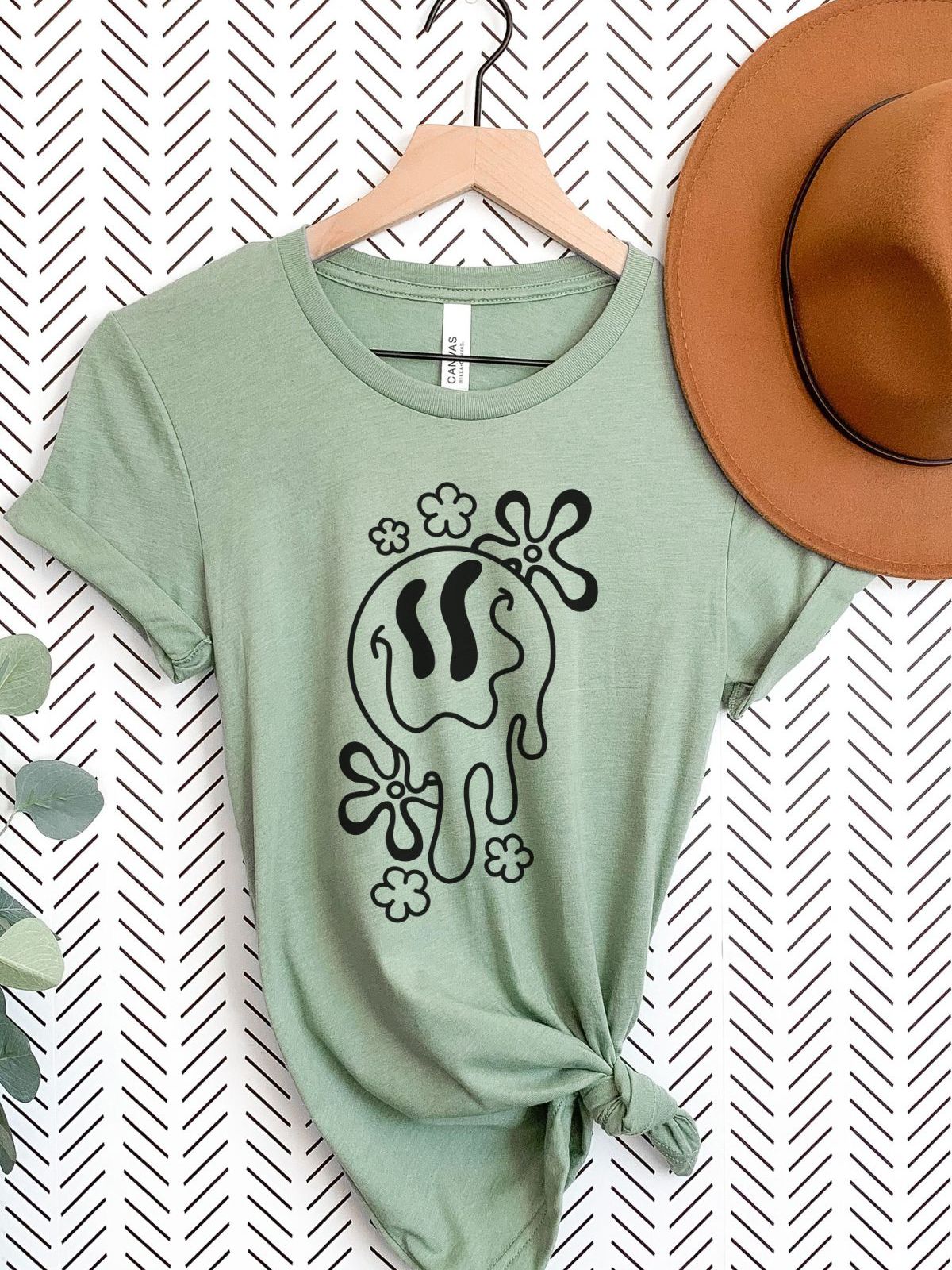 Abstract Women T-Shirt Summer Casual