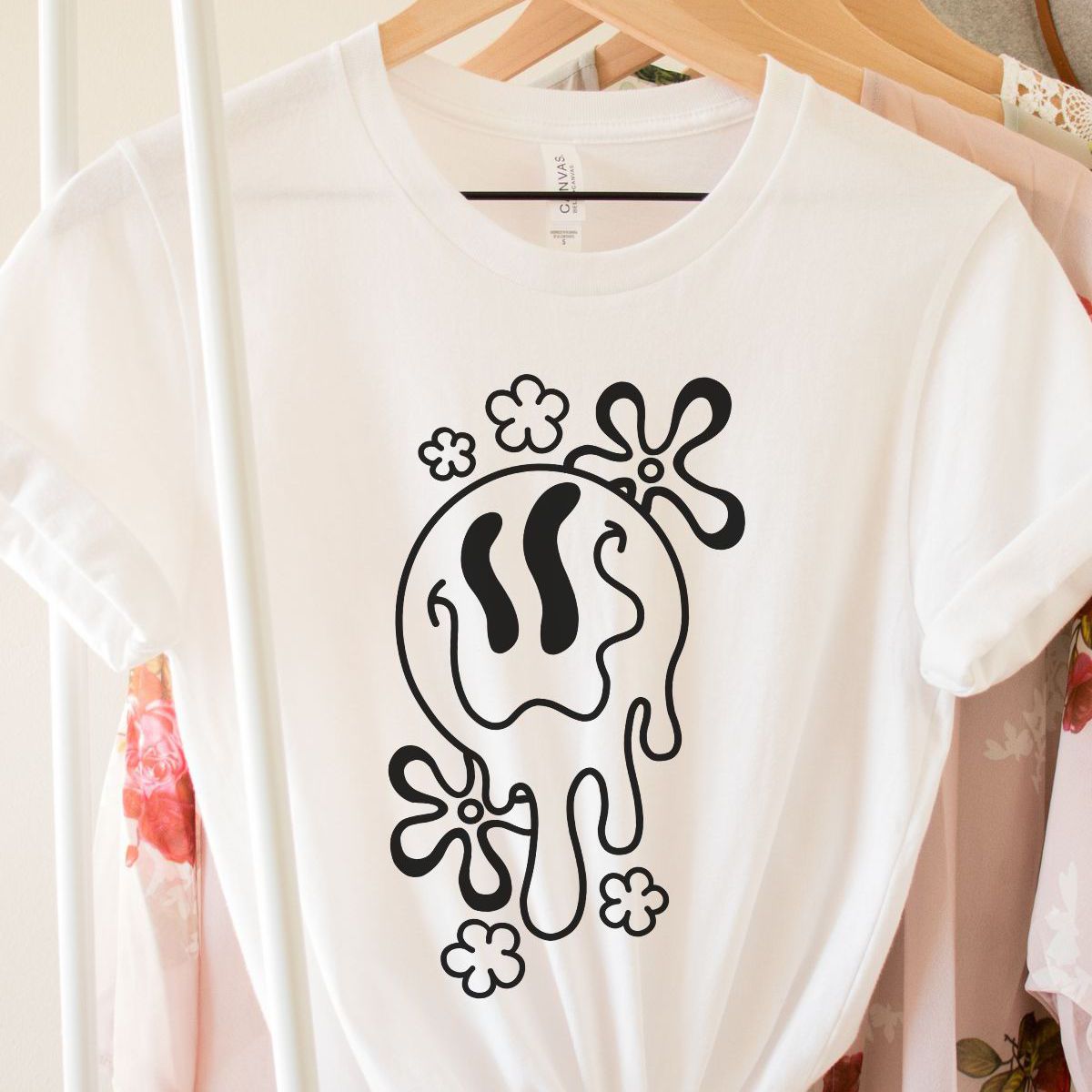 Abstract Women T-Shirt Summer Casual