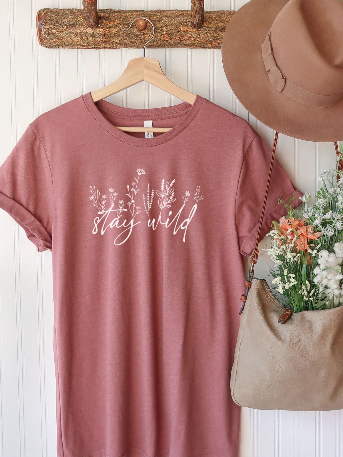 Stay Wild Women's T-Shirt Casual