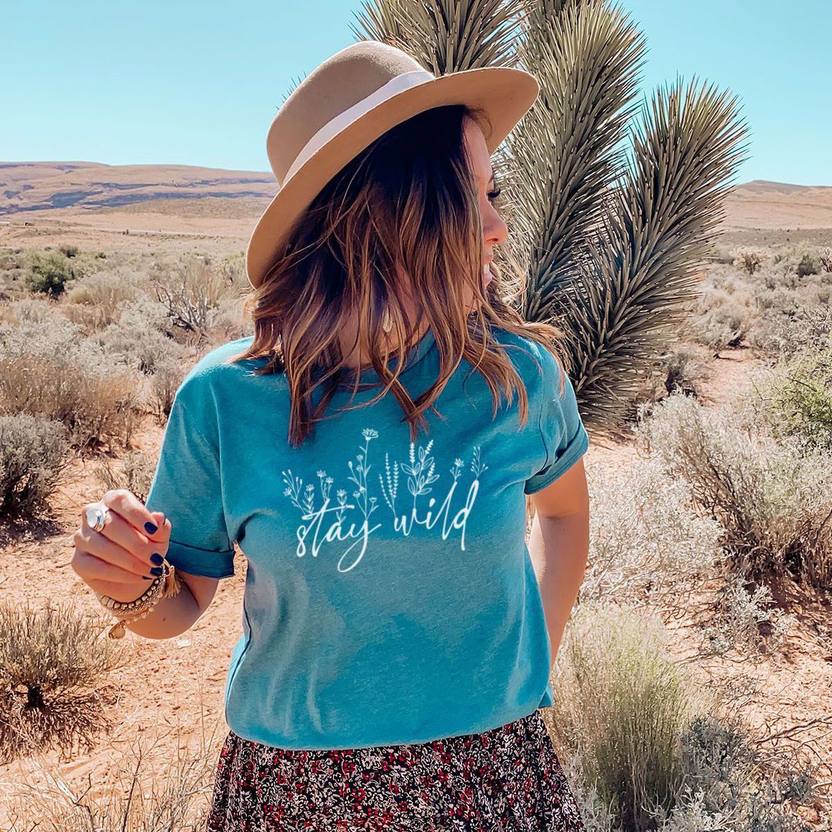 Stay Wild Women's T-Shirt Casual