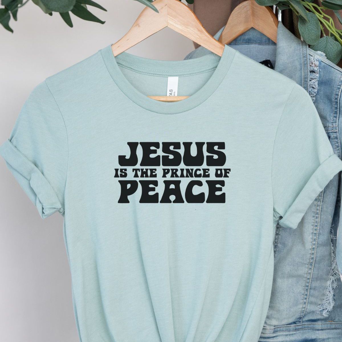 Jesus Womens T-Shirt Religious Casual