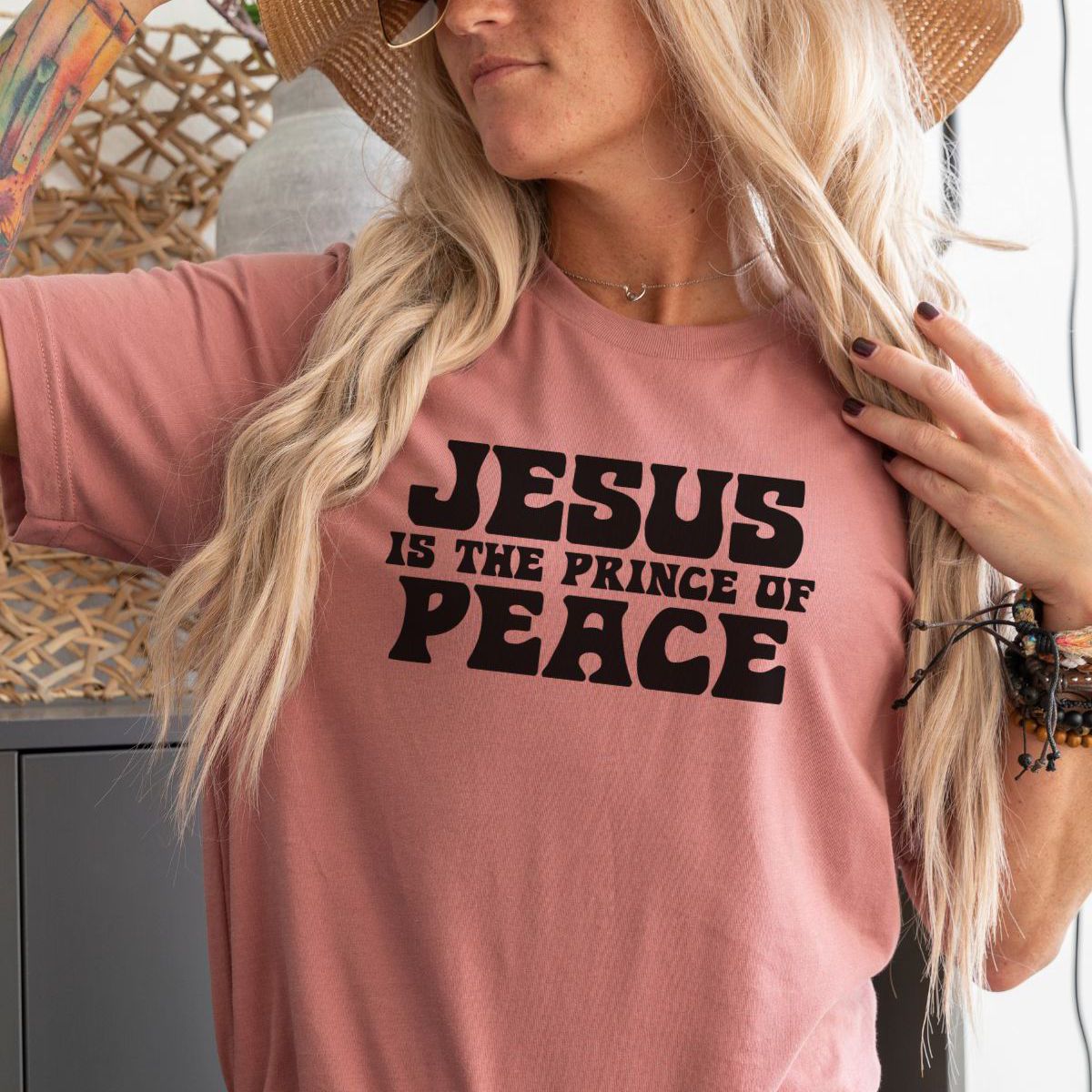 Jesus Womens T-Shirt Religious Casual