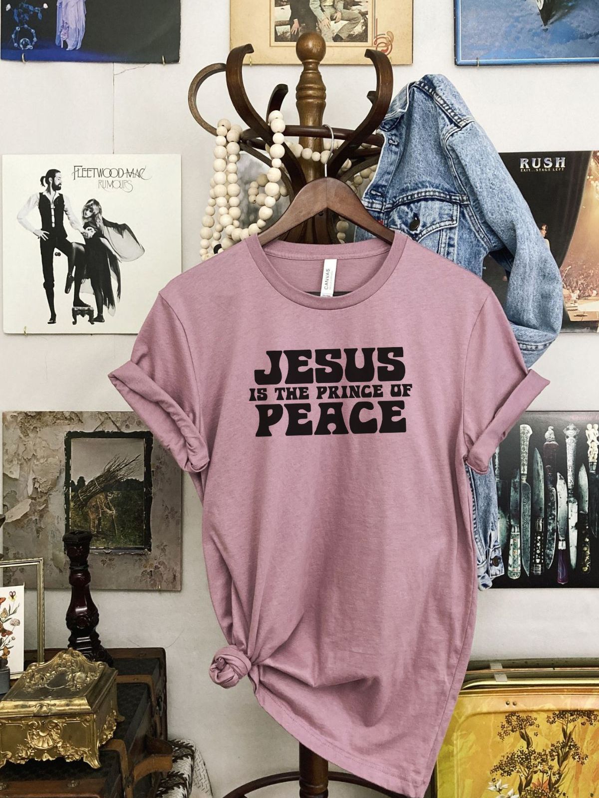 Jesus Womens T-Shirt Religious Casual